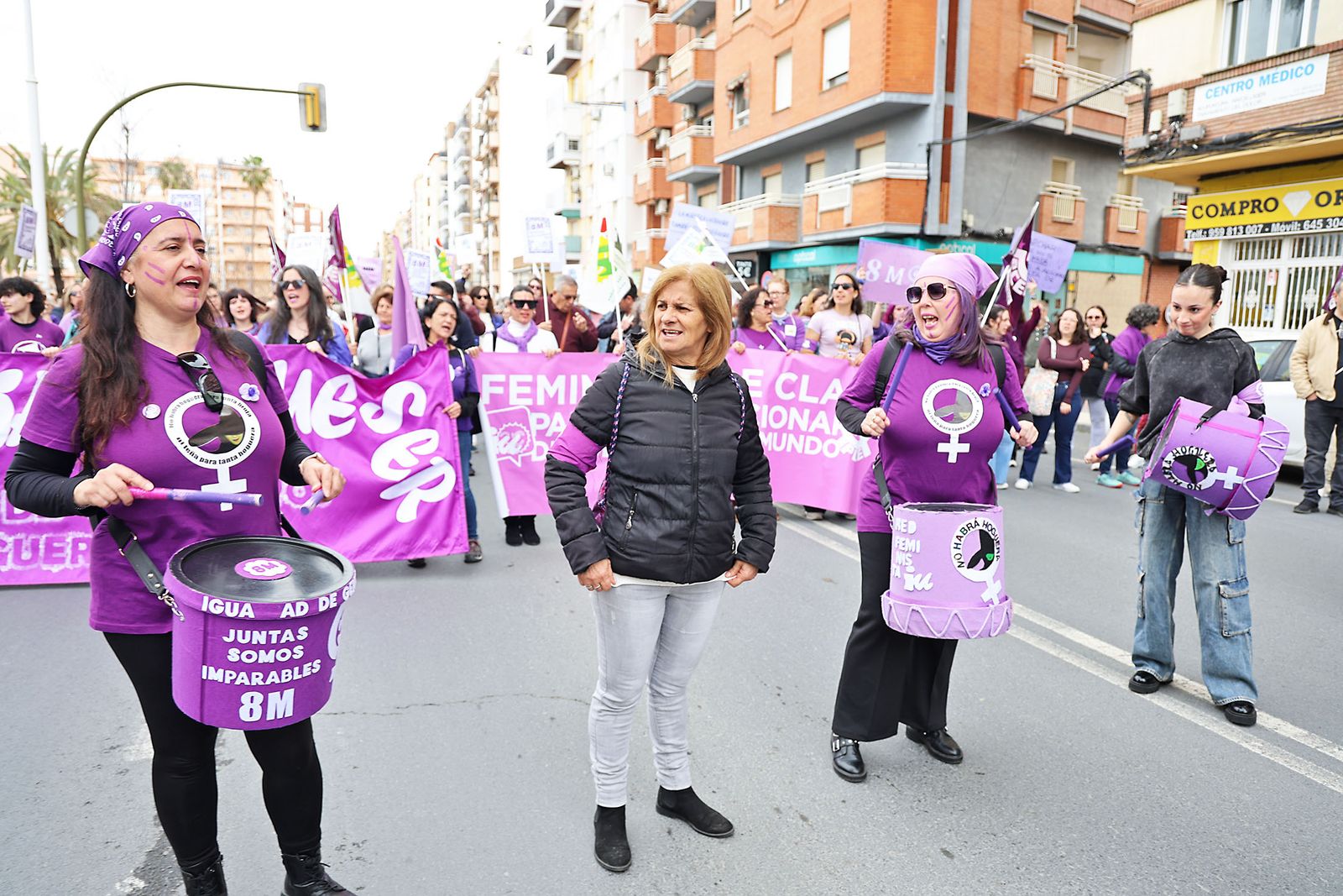 8M: Las fotografías de la manifestación del Día de la Mujer