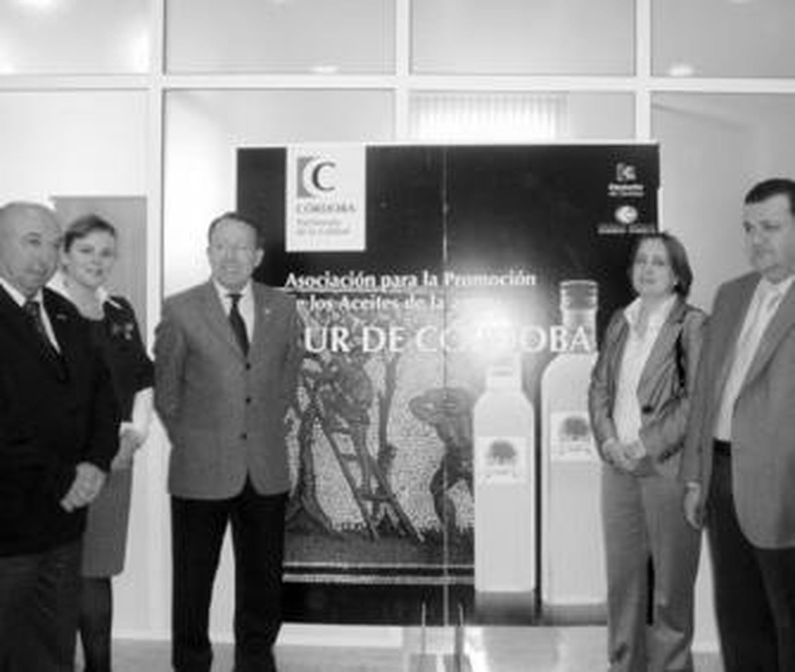 José Luis Toledano, Aurora Barbero, José Luis Bergillos, Almudena Rodríguez y Francisco Zurera, en la DO.