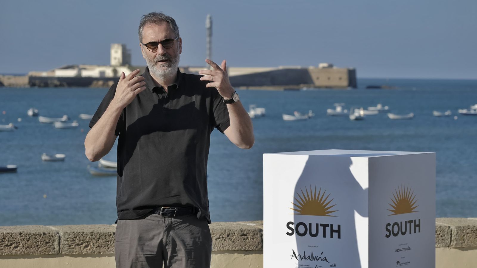 El realizador francés Xavier Giannoli en el photocall de hoy en La Caleta.