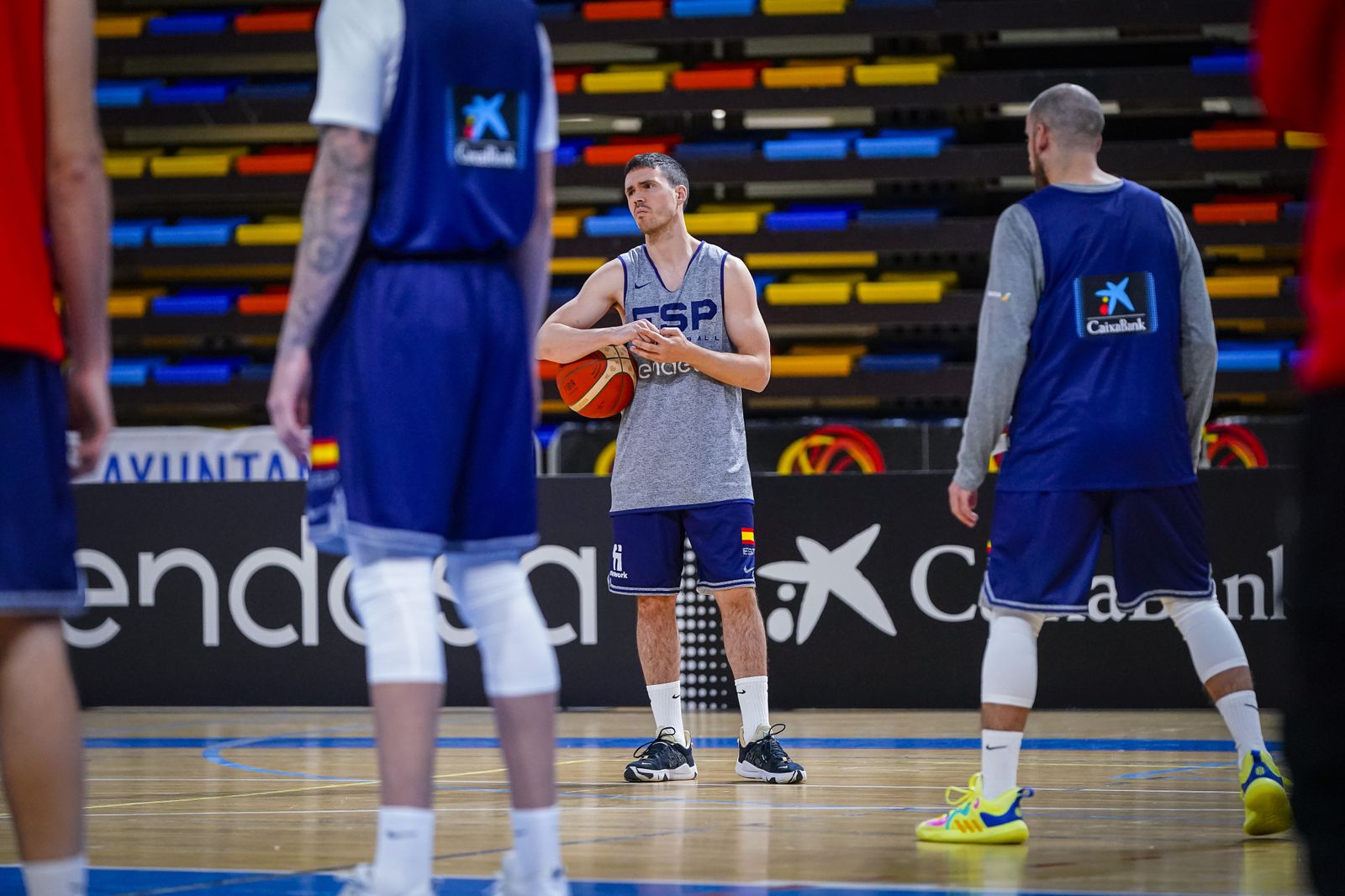 Fotos: Los jugadores del Unicaja ya entrenan con España