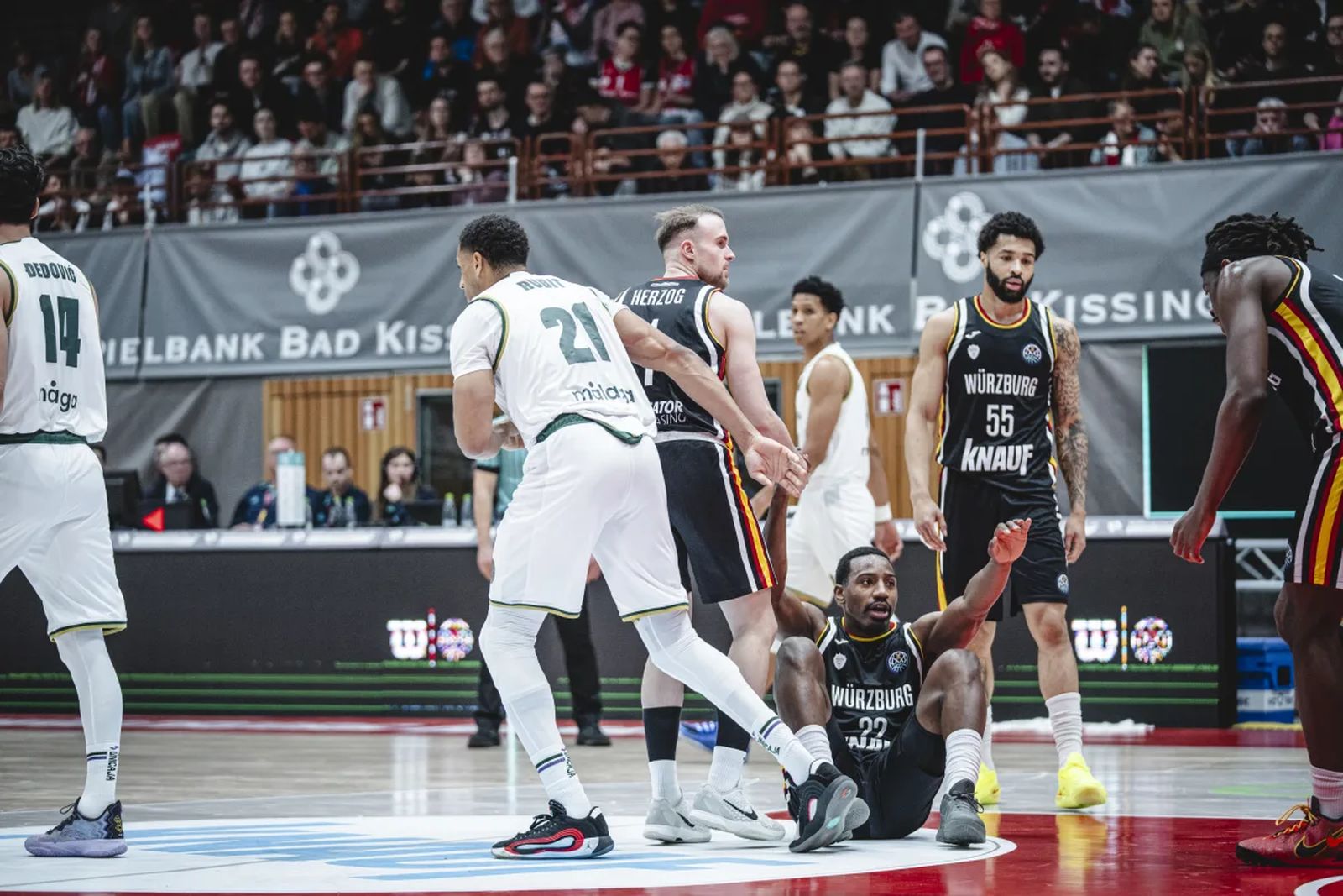 El Wurzburg-Unicaja, en fotos