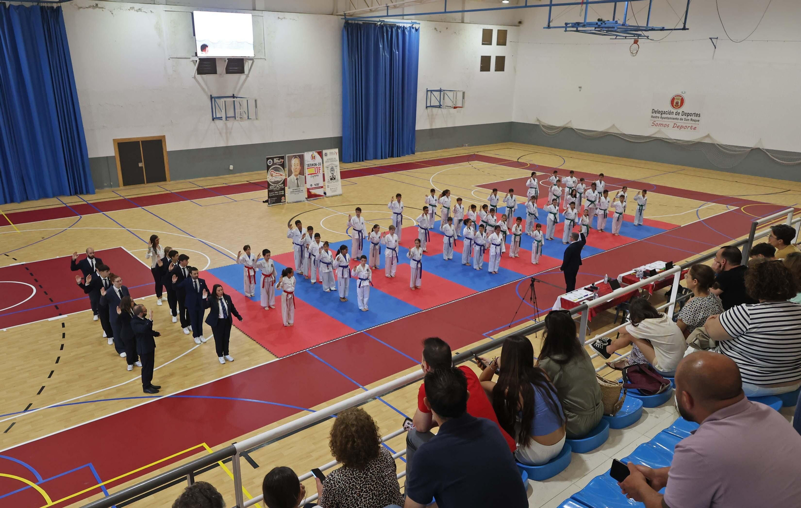 Imágenes de los exámenes de grado Taekwon - Do ITF en San Roque