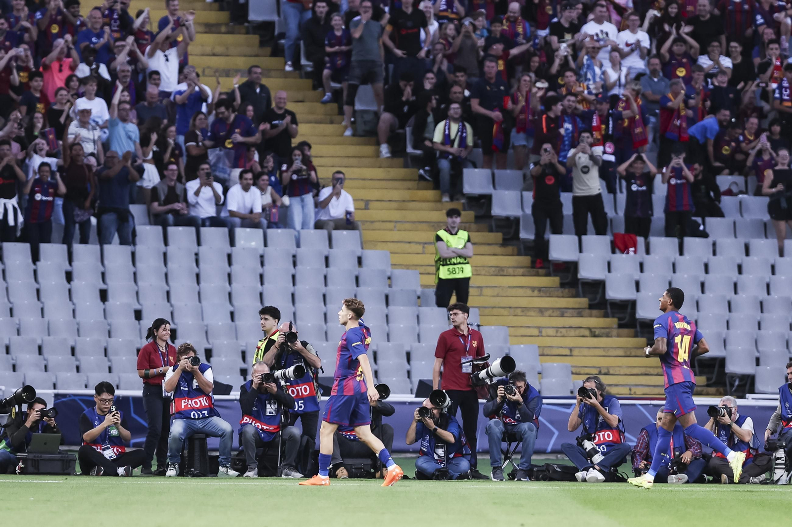 Las fotos del Barcelona-Olympiacos