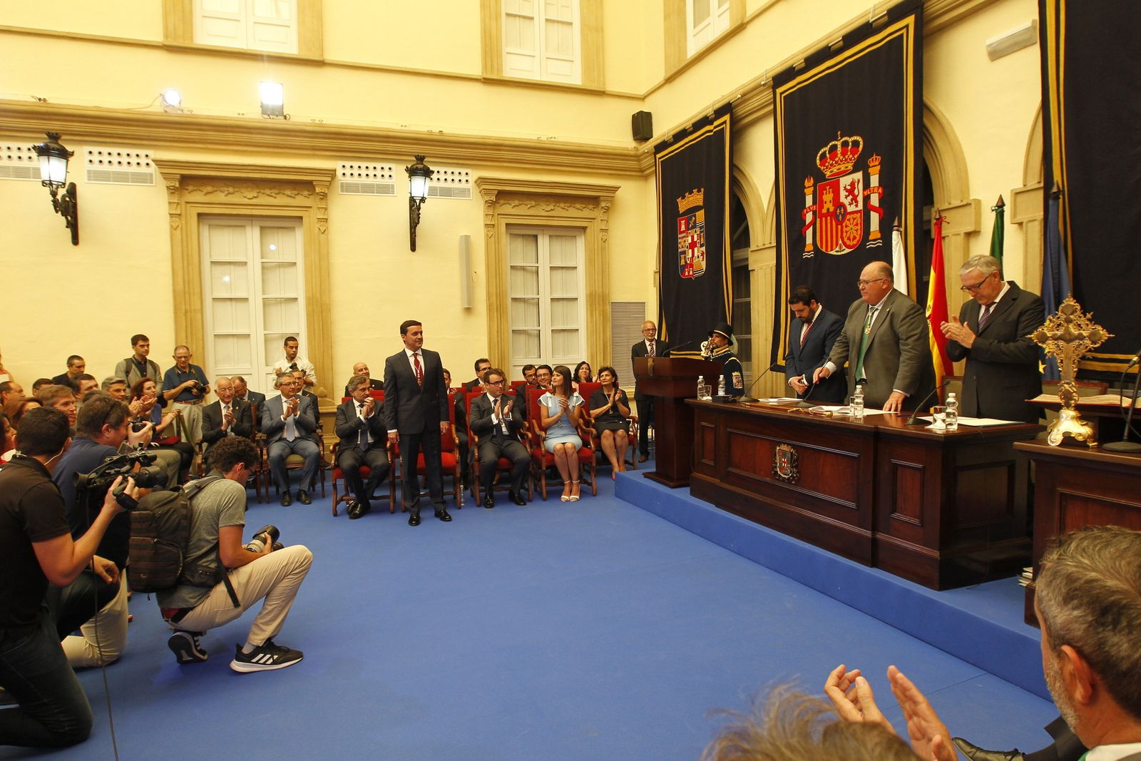 Pleno investidura Presidente Diputación de Almería. Javier Aureliano García