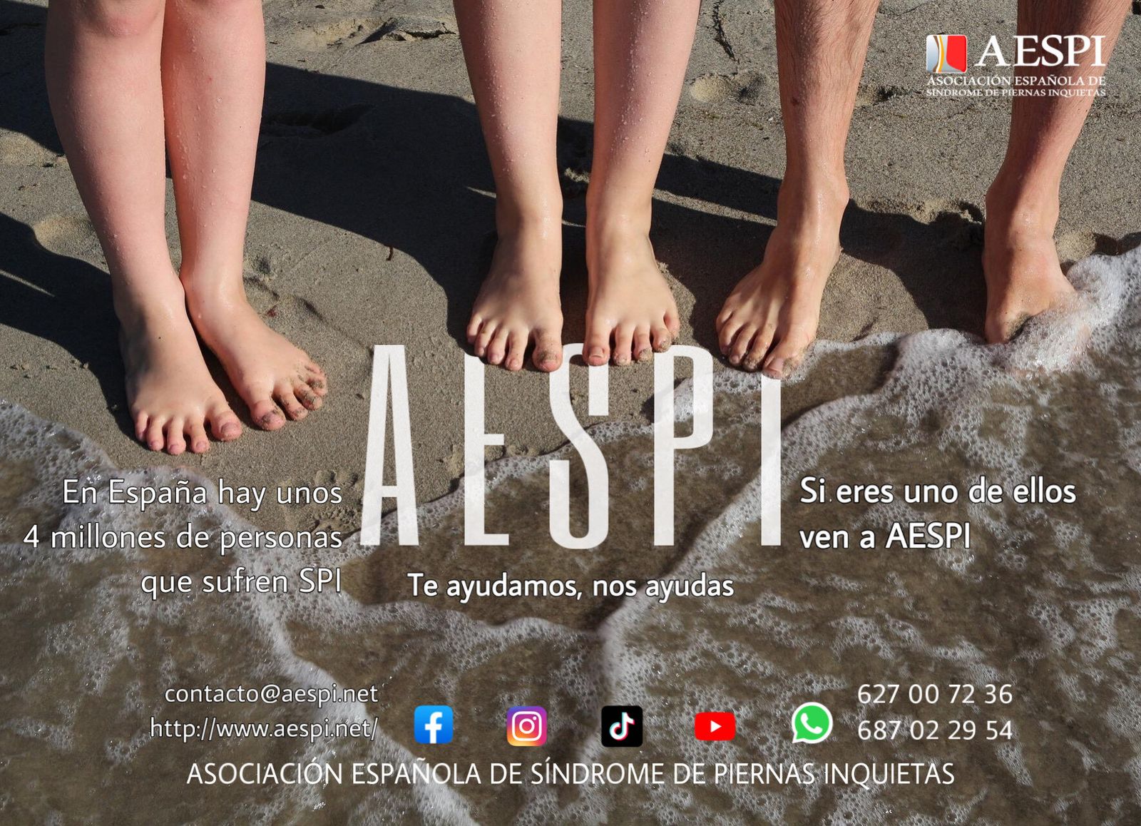 El Hogar Virgen de los Reyes celebra el día mundial del Síndrome de Piernas Inquietas (SPI)