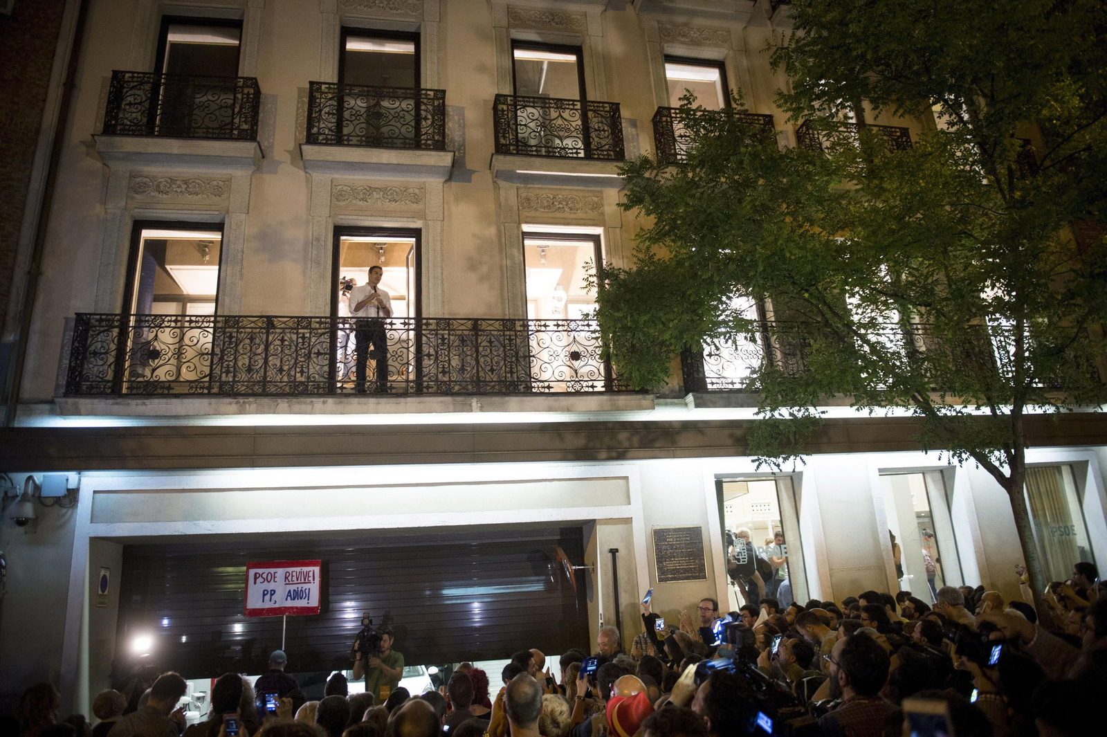 La jornada electoral de la primarias socialistas, en imágenes.