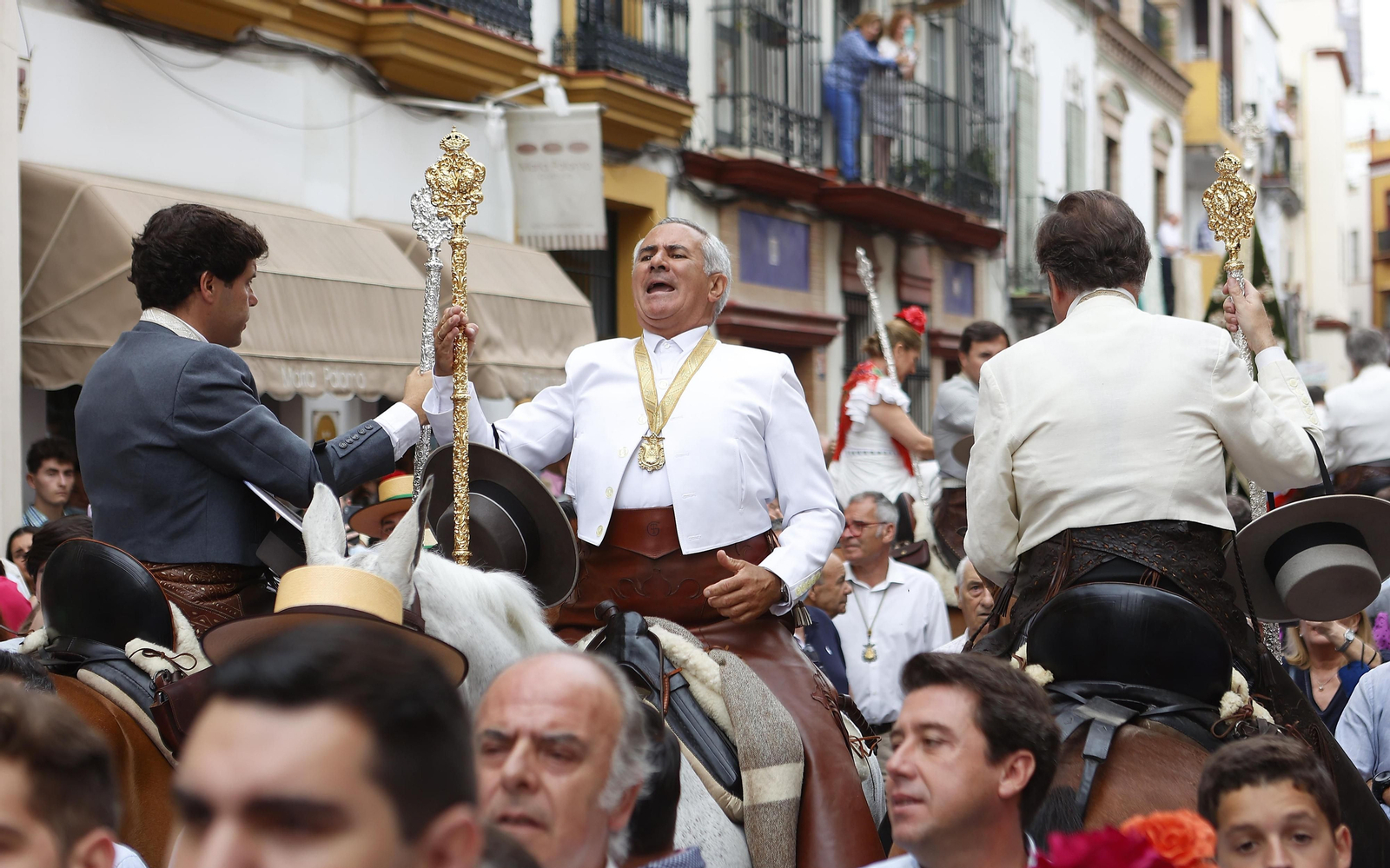 Imágenes de la salida de la hermandad del Rocio de Triana
