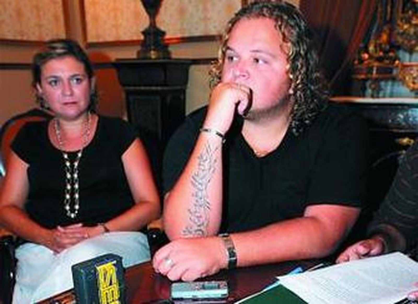 Ezequiel Benítez, durante la presentación de su disco, ayer.