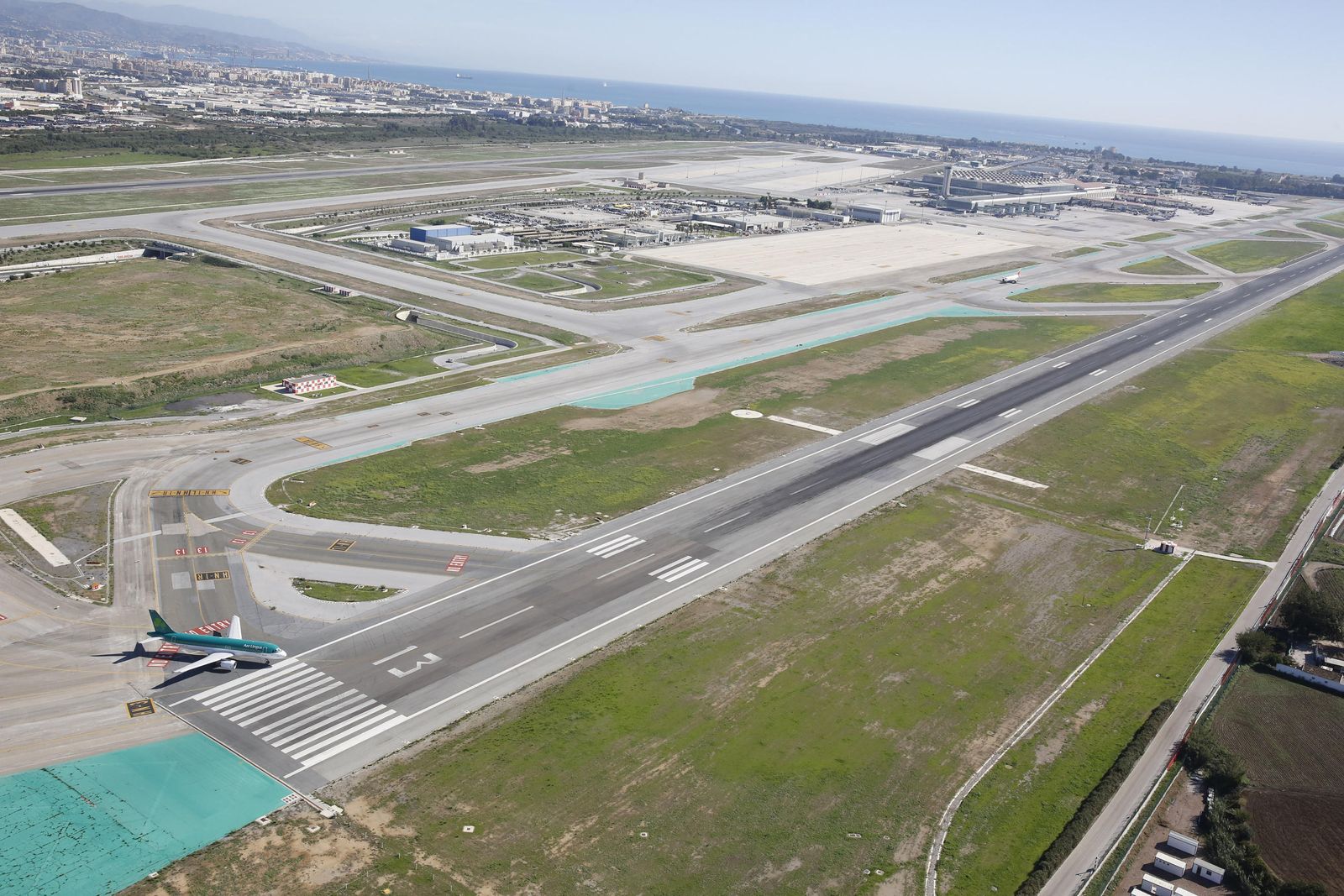 Vista del aeropuerto de Málaga.