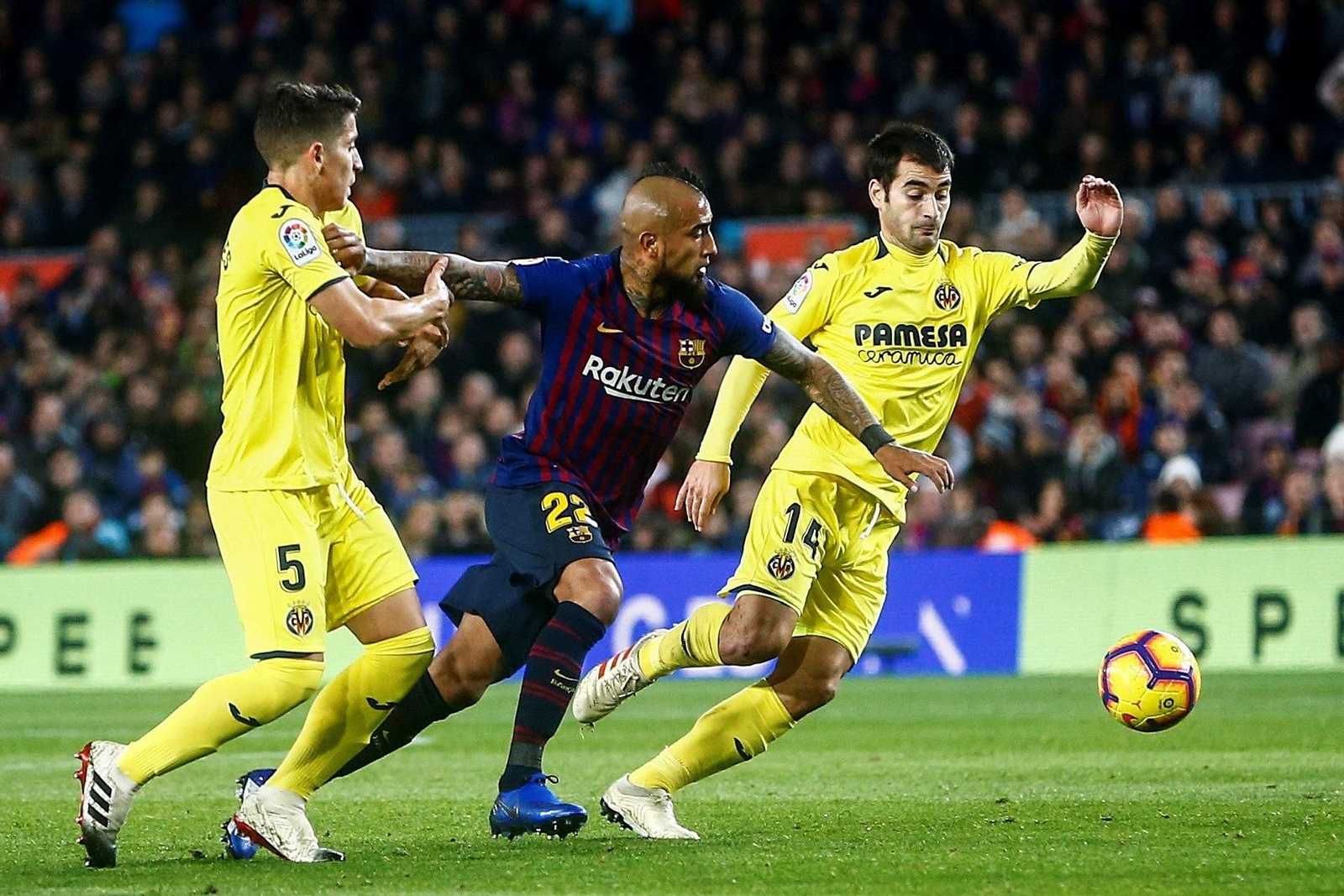 Las imágenes del Barcelona-Villarreal