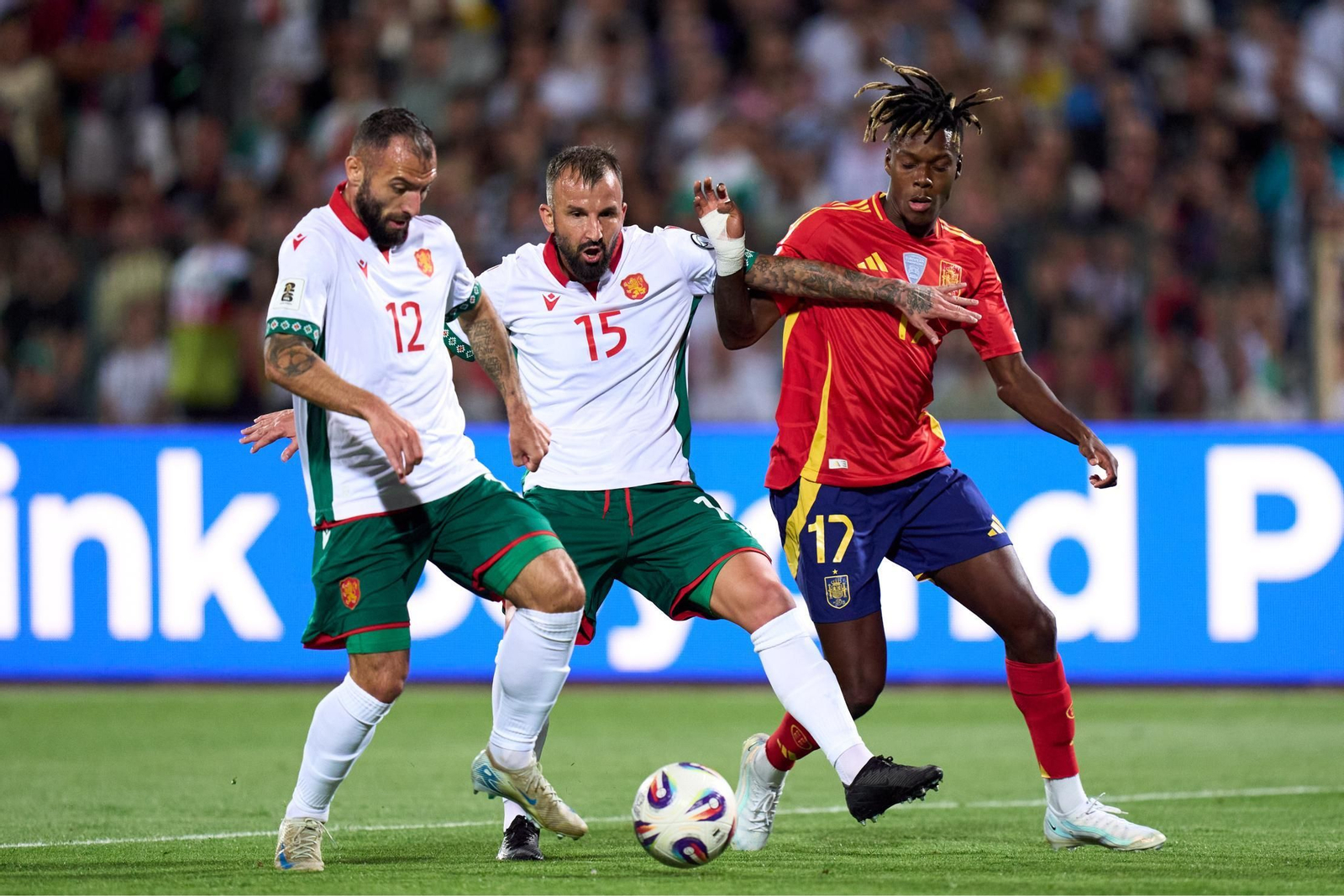 Las mejores fotos del Bulgaria-España