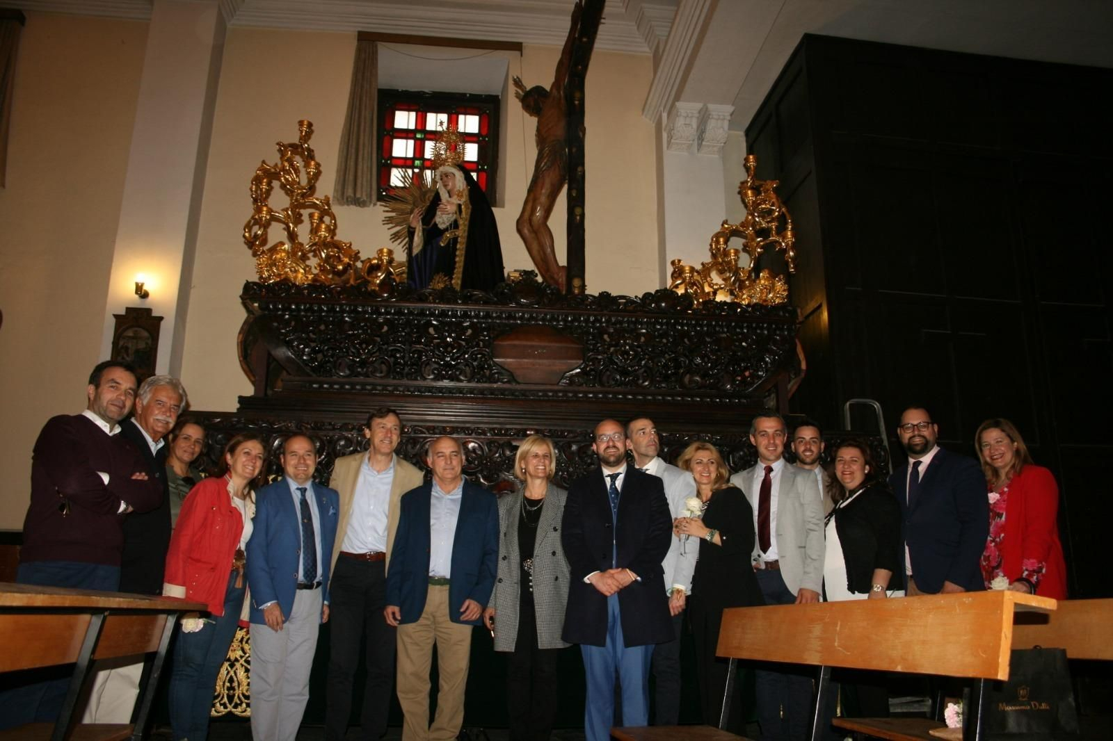 Rafael Hernando, de visita por El Puerto en Semana Santa.