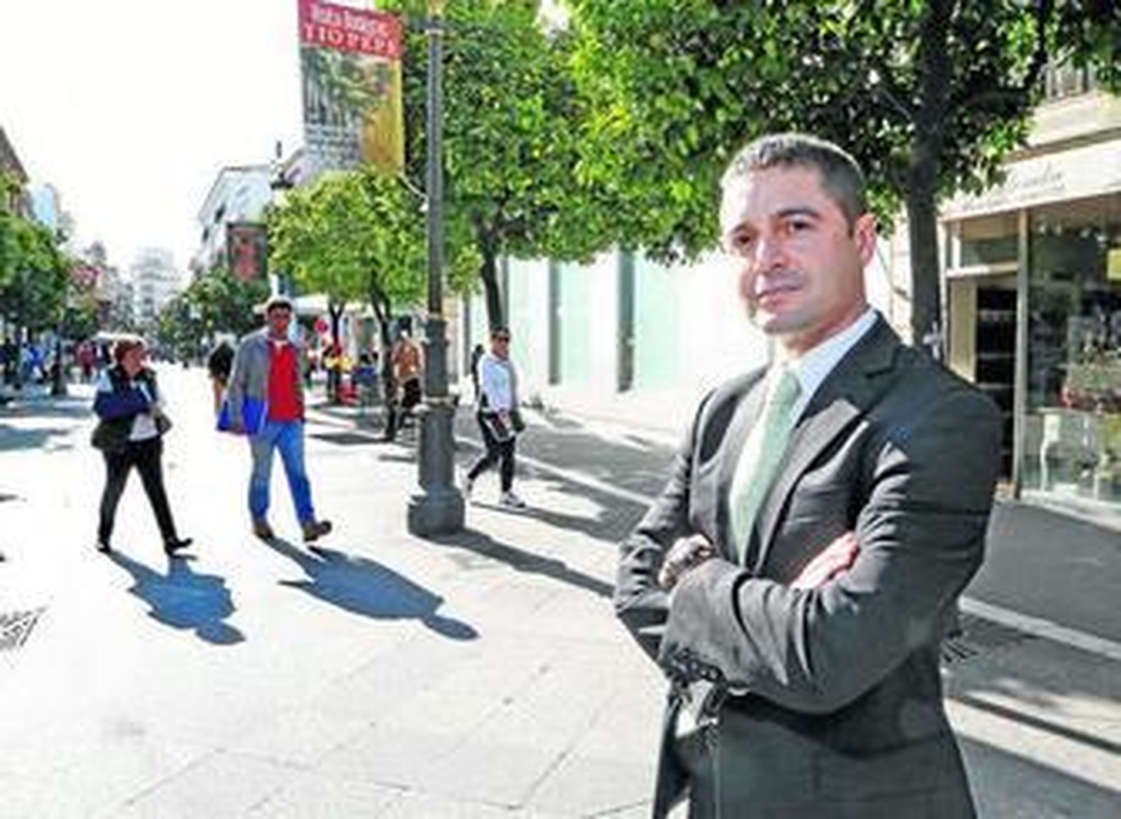 Fausto Javier Gómez, posa durante la entrevista, días atrás.