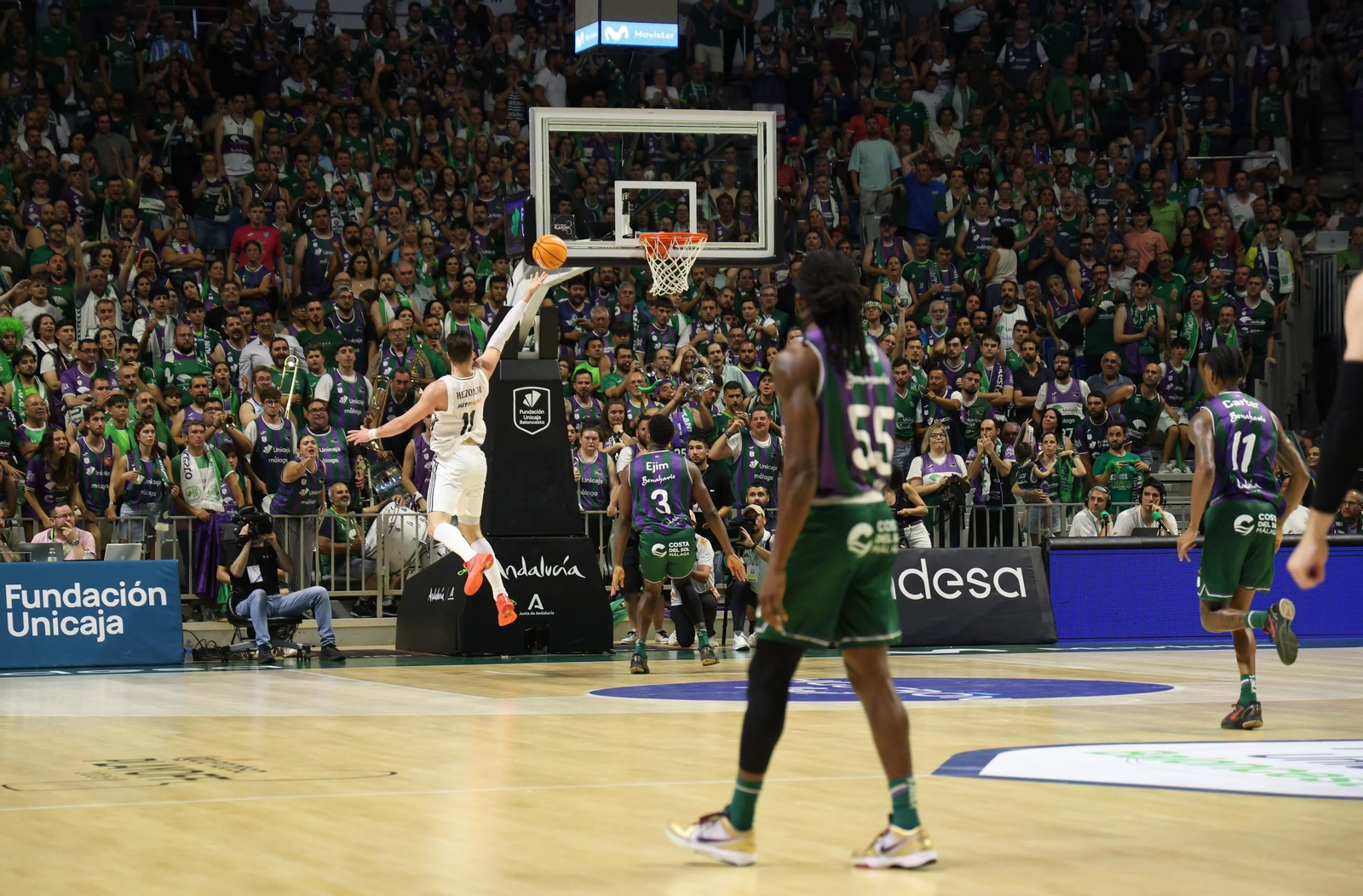 El Unicaja-Real Madrid, en fotos
