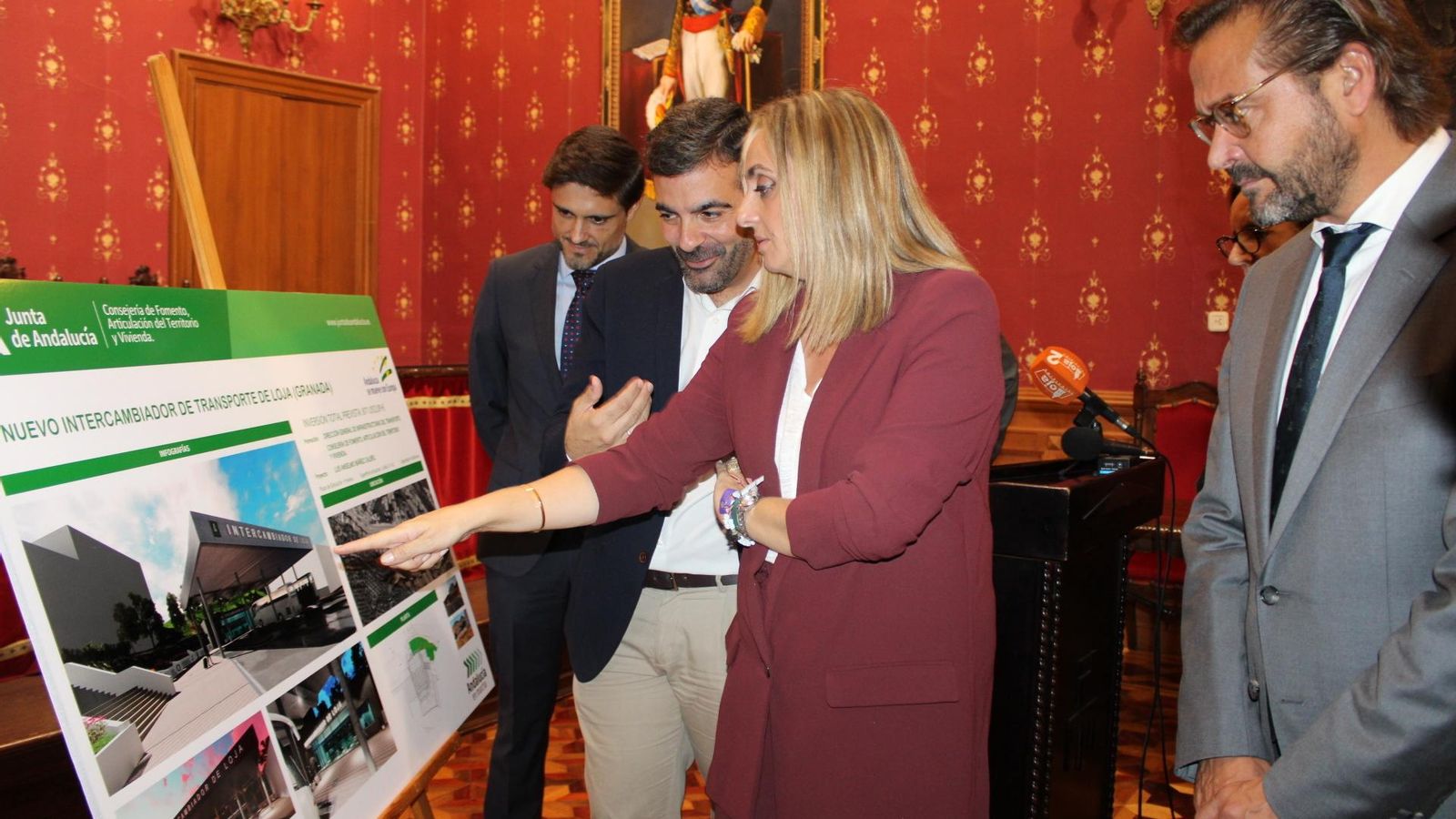 Presentación de la Estación de Autobuses de Loja.