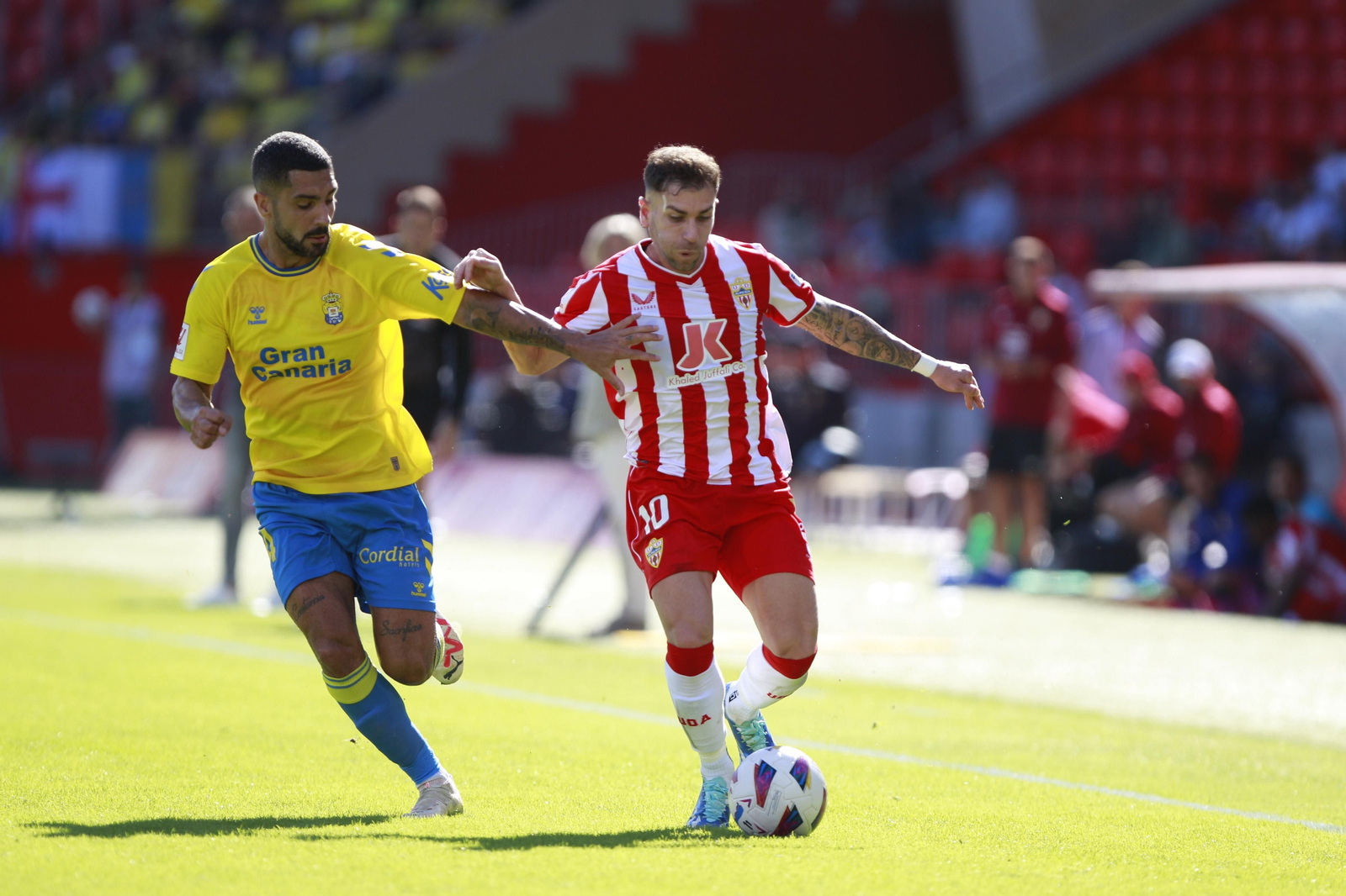 Imágenes del partido U.D. Almería-U.D. Las Palmas