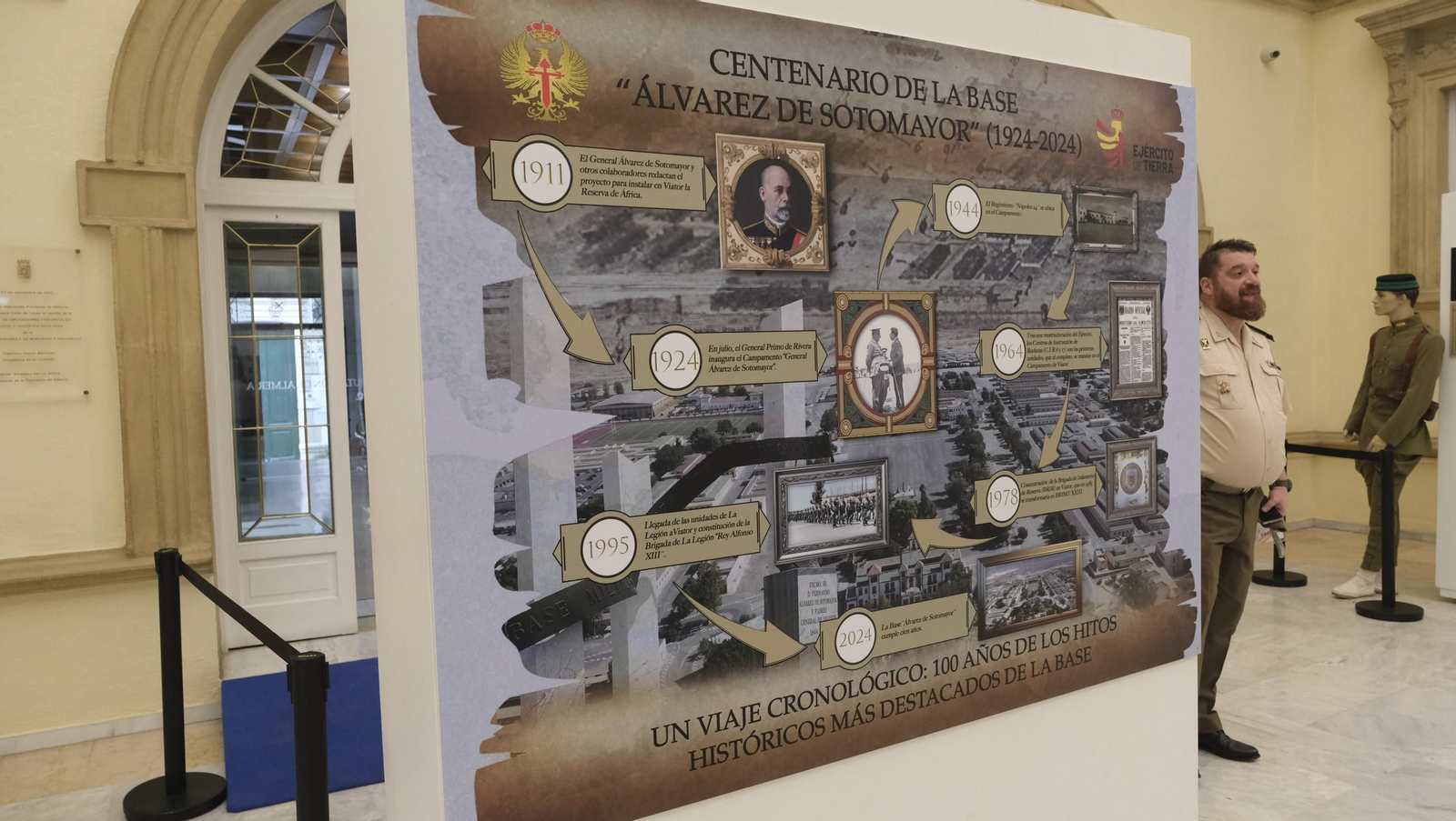 Imágenes del centenario de la Base del Ejército de Tierra "Álvarez de Sotomayor"