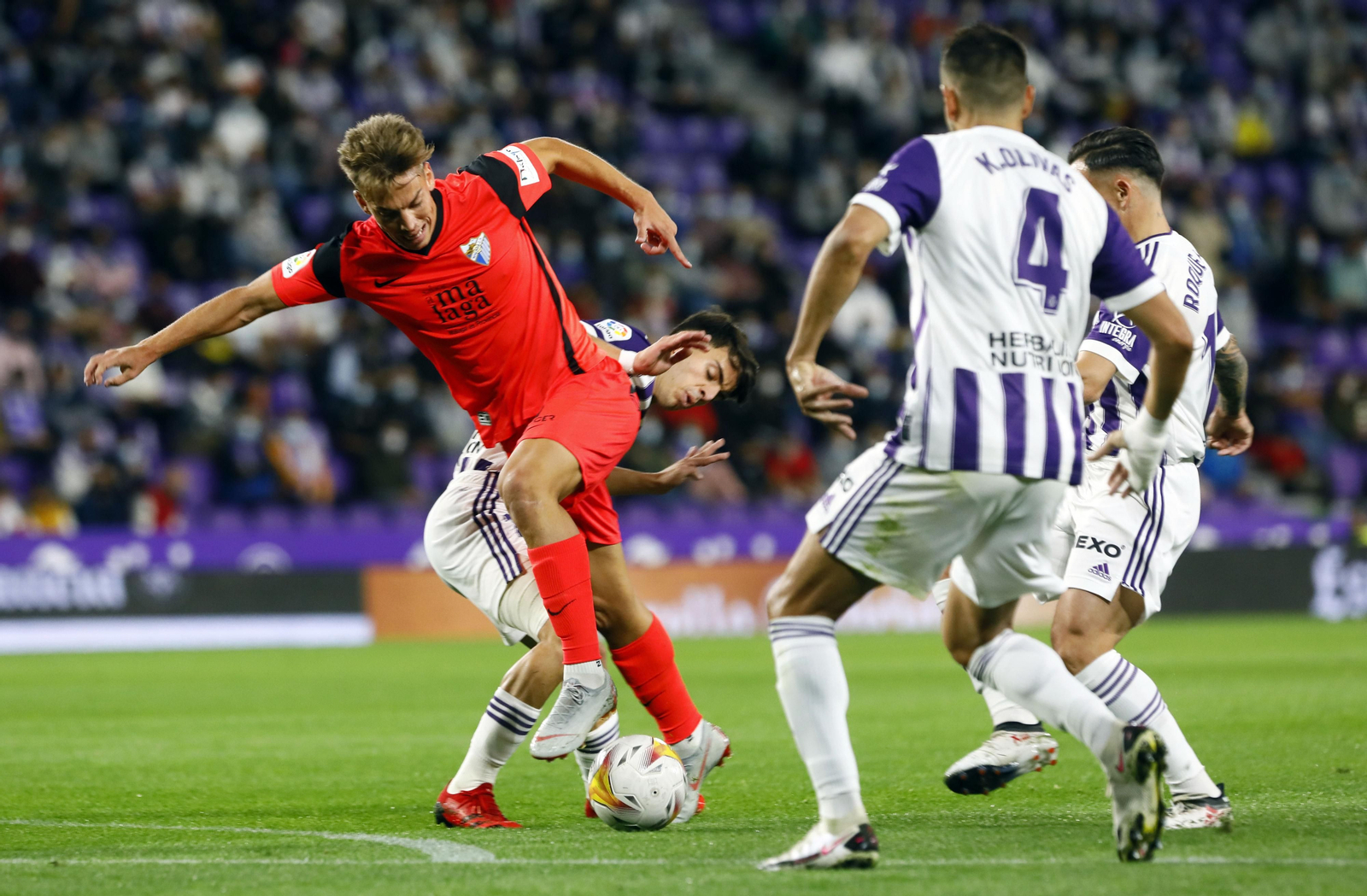 El Real Valladolid - Málaga CF, en fotos