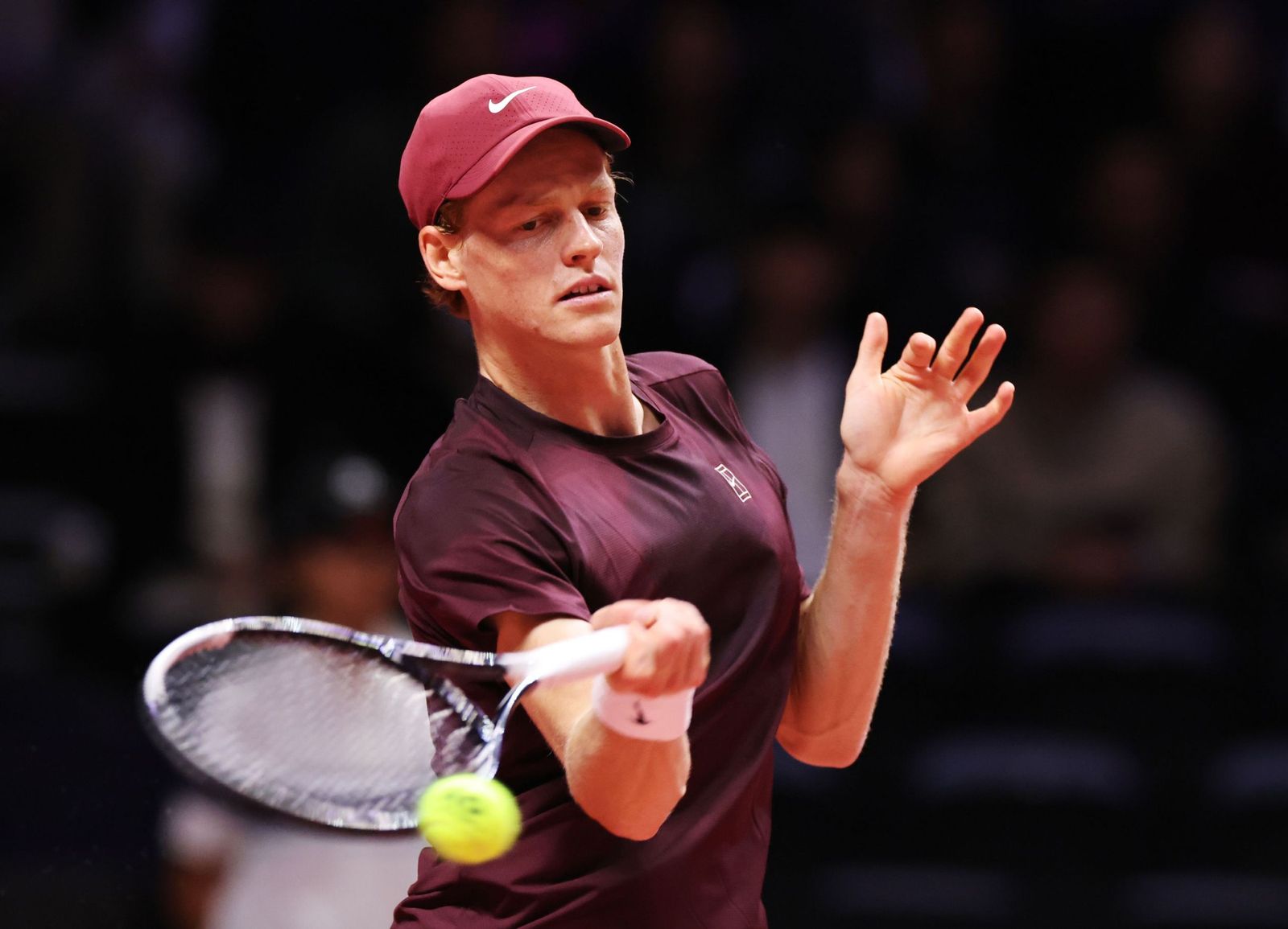 Las fotos de la exhibición entre Alcaraz y Sinner