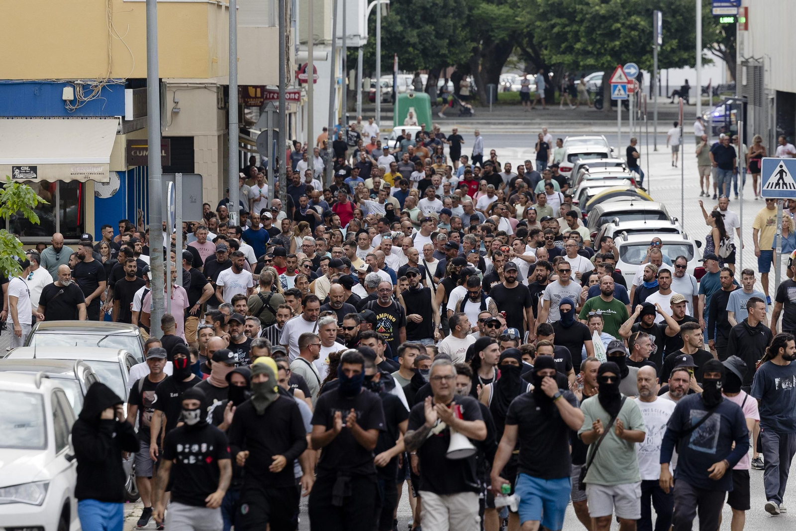 Imágenes del segundo día de huelga de los trabajadores del sector del metal en Cádiz