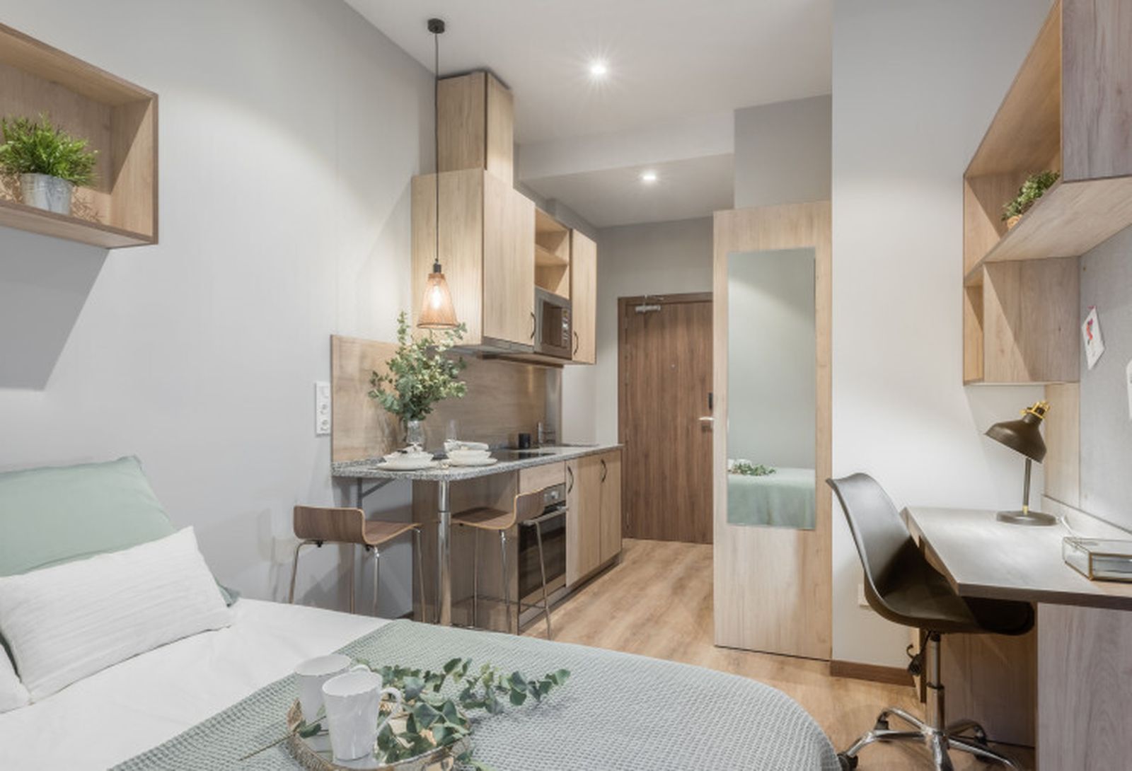 Modelo de vivienda de una residencia