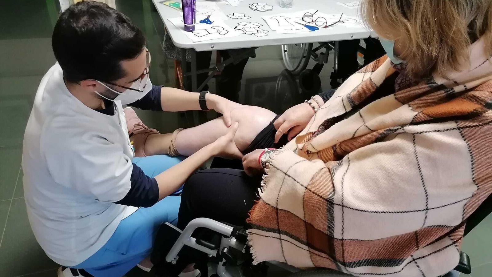 Cuidados en la residencia Madre de Dios de Almonte.