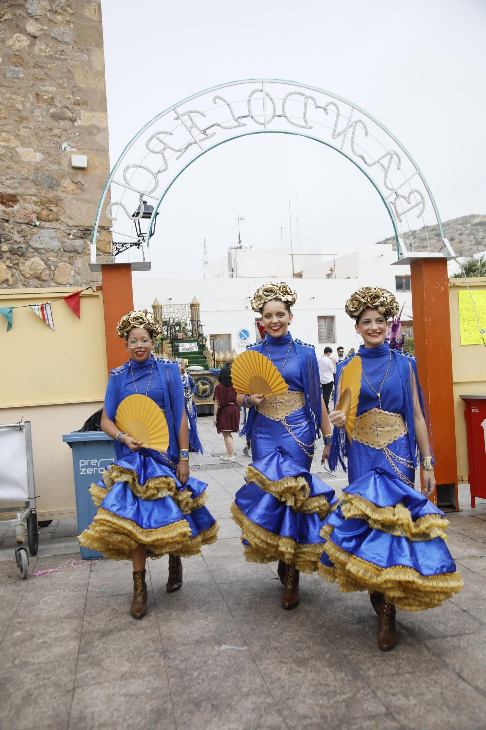 El gran desfile de Moros y Cristianos de Mojácar, en imágenes