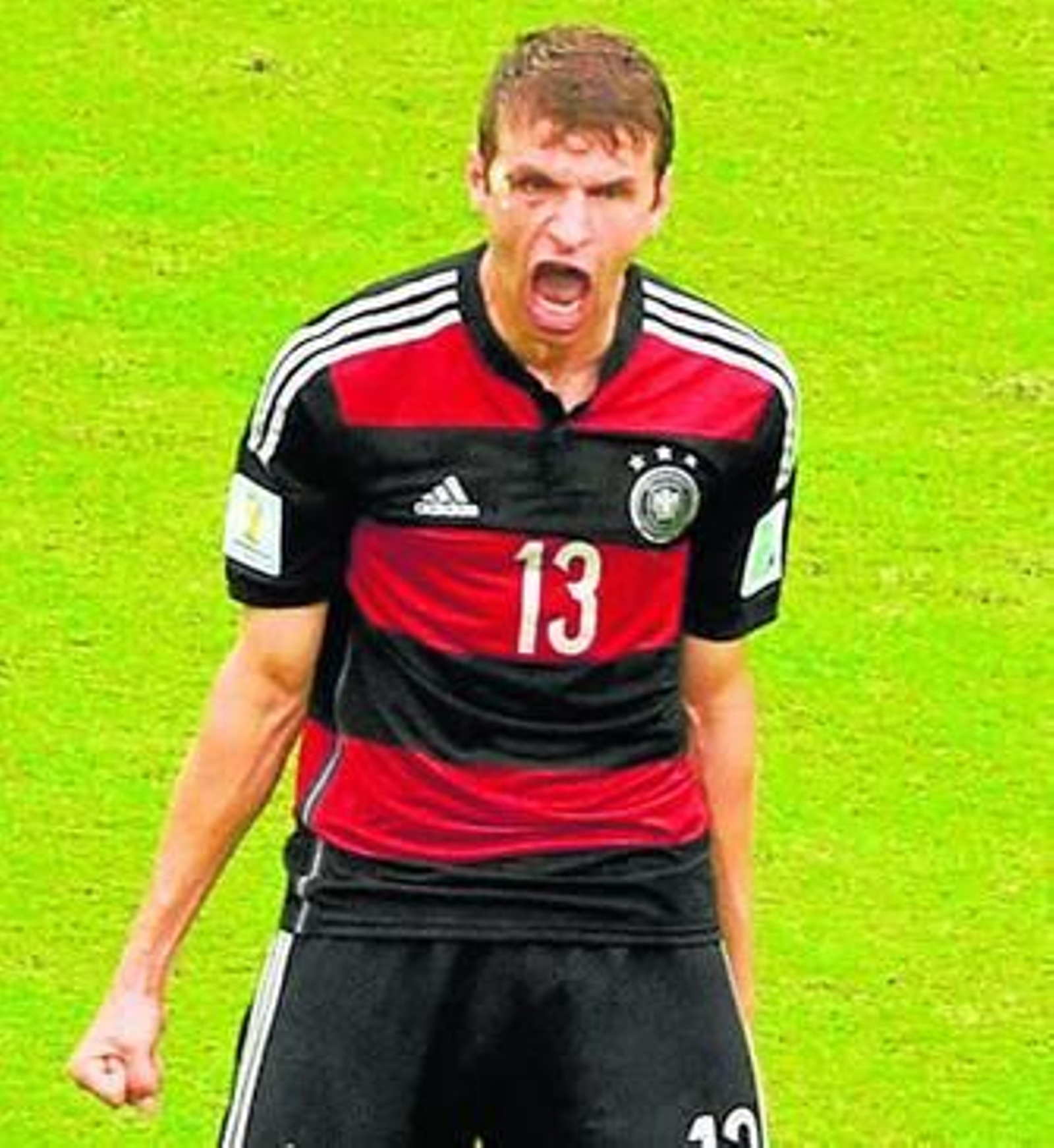 Müller celebra el triunfo ante EEUU.