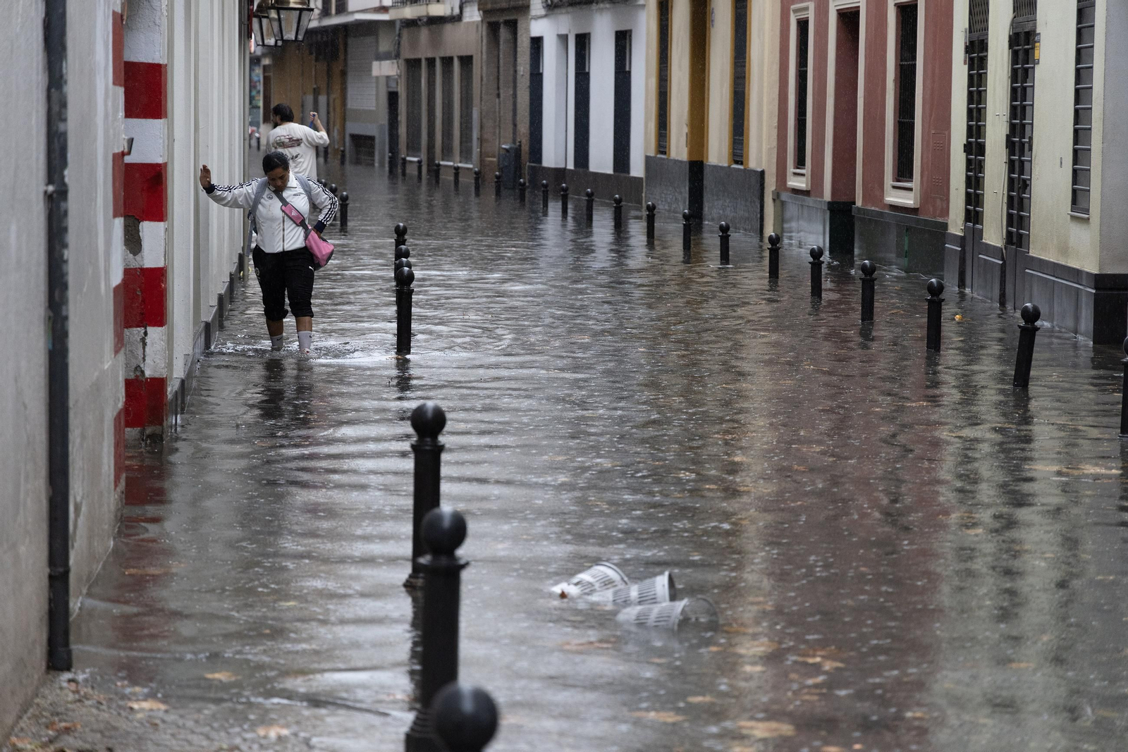 El centro de Sevilla anegado, todas las fotos.