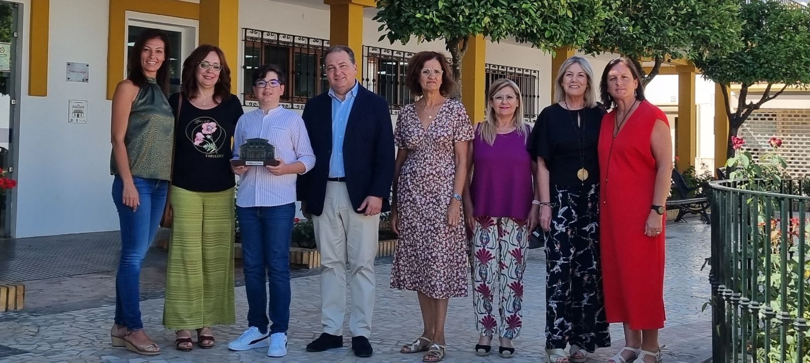 Recepción a Rubén Franco en el Ayuntamiento de Aljaraque.