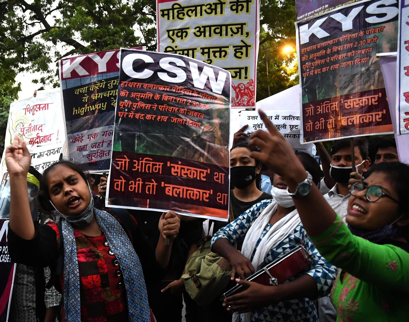 Protesta en Nueva Delhi por la violación en grupo de una joven india