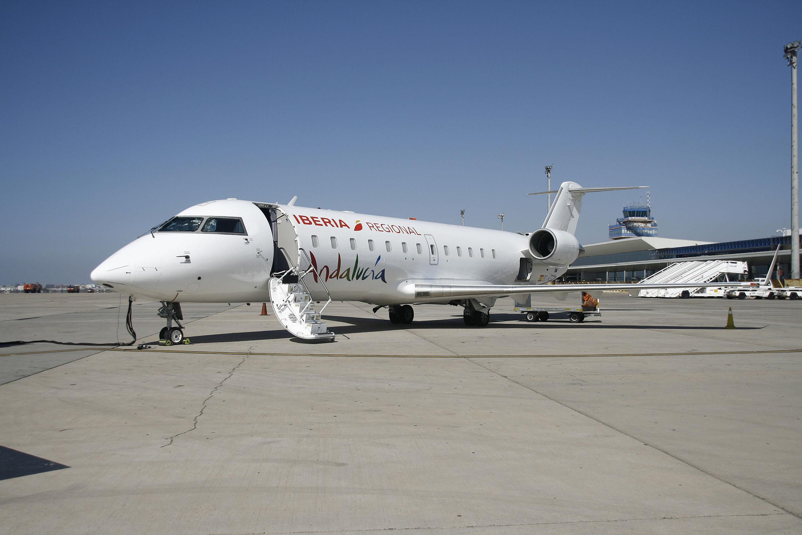 Un avión de Air Nostrum.
