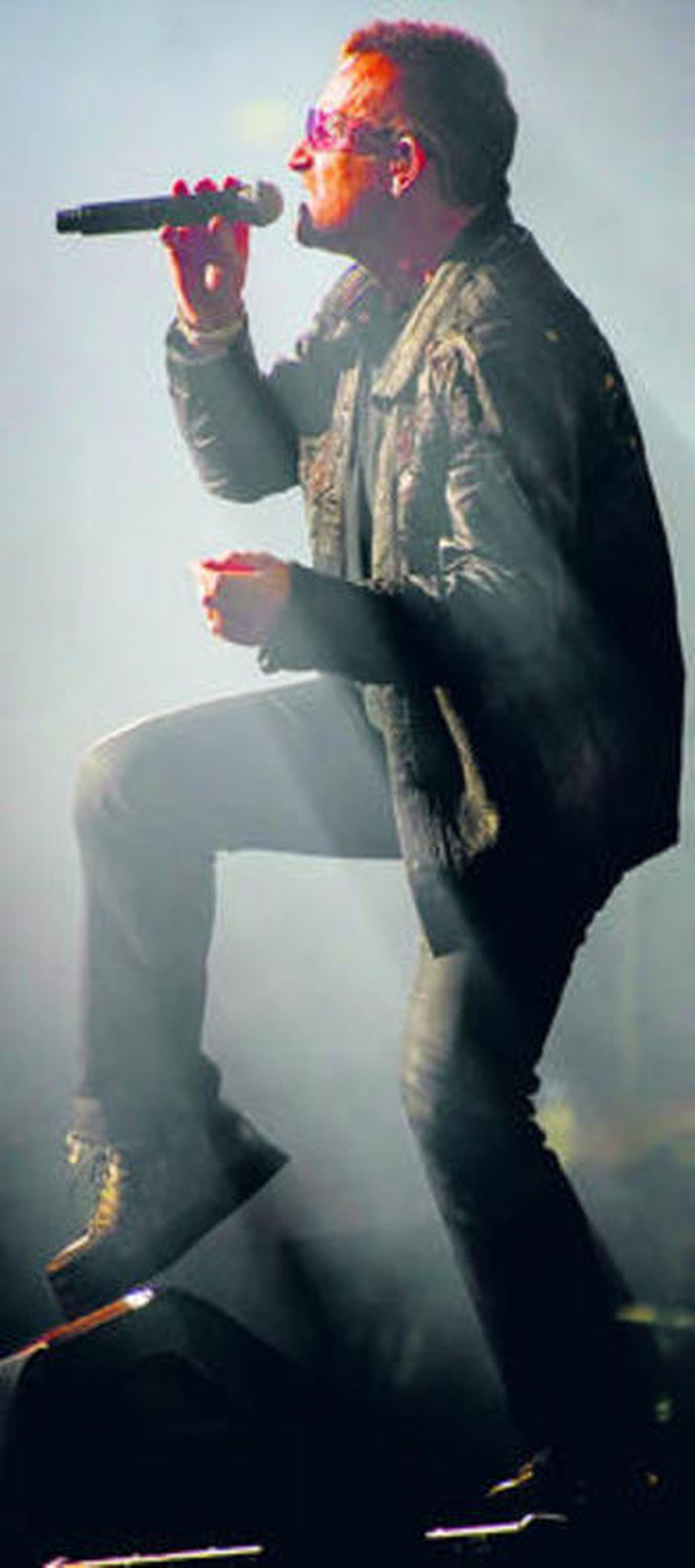 Bono, durante el concierto del pasado verano en Londres.