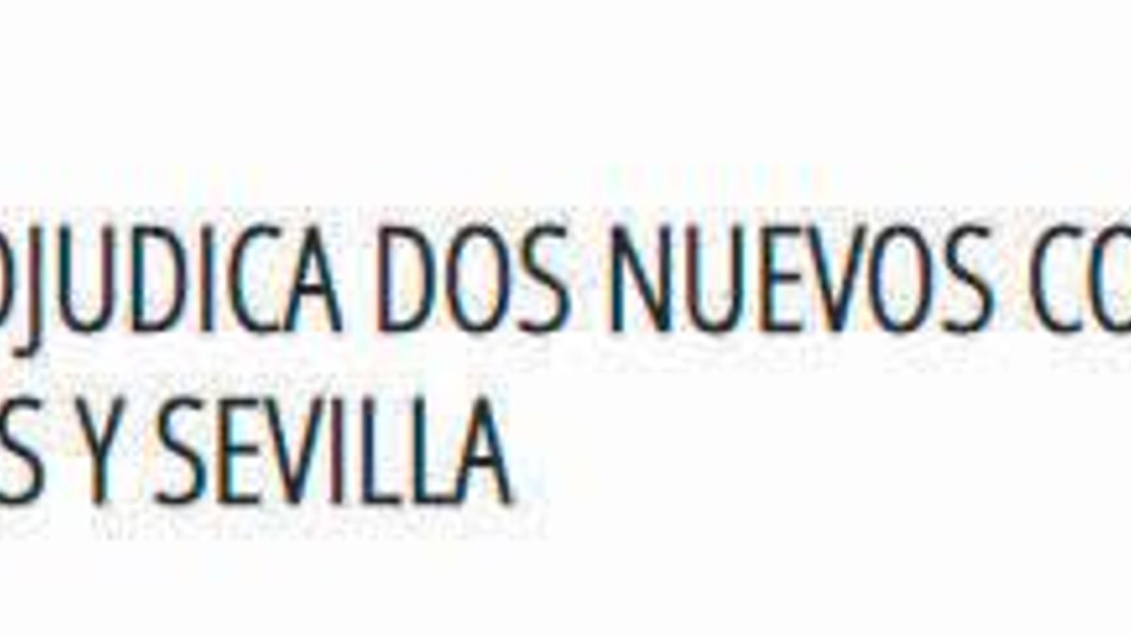 Julio de 2022: anuncio de CAF contratos para Sevilla y Atenas