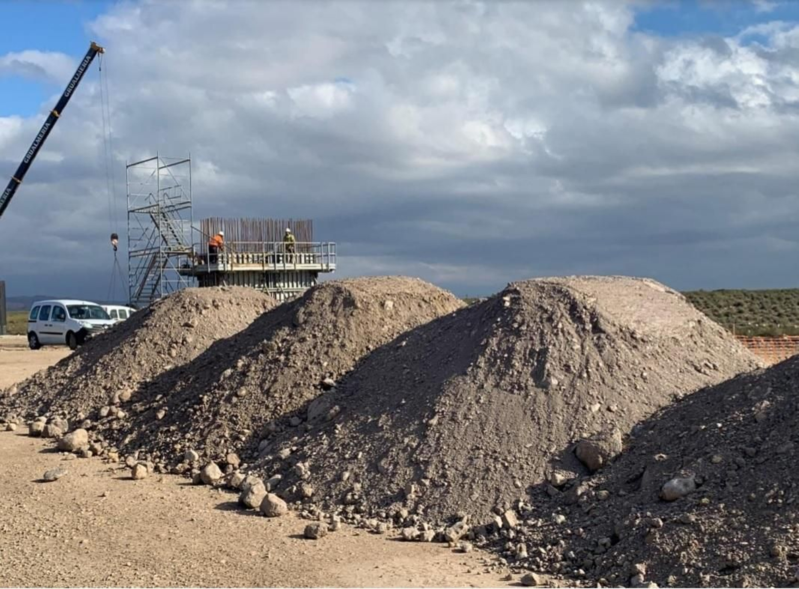 Obras en el AVE de Almería a Murcia.