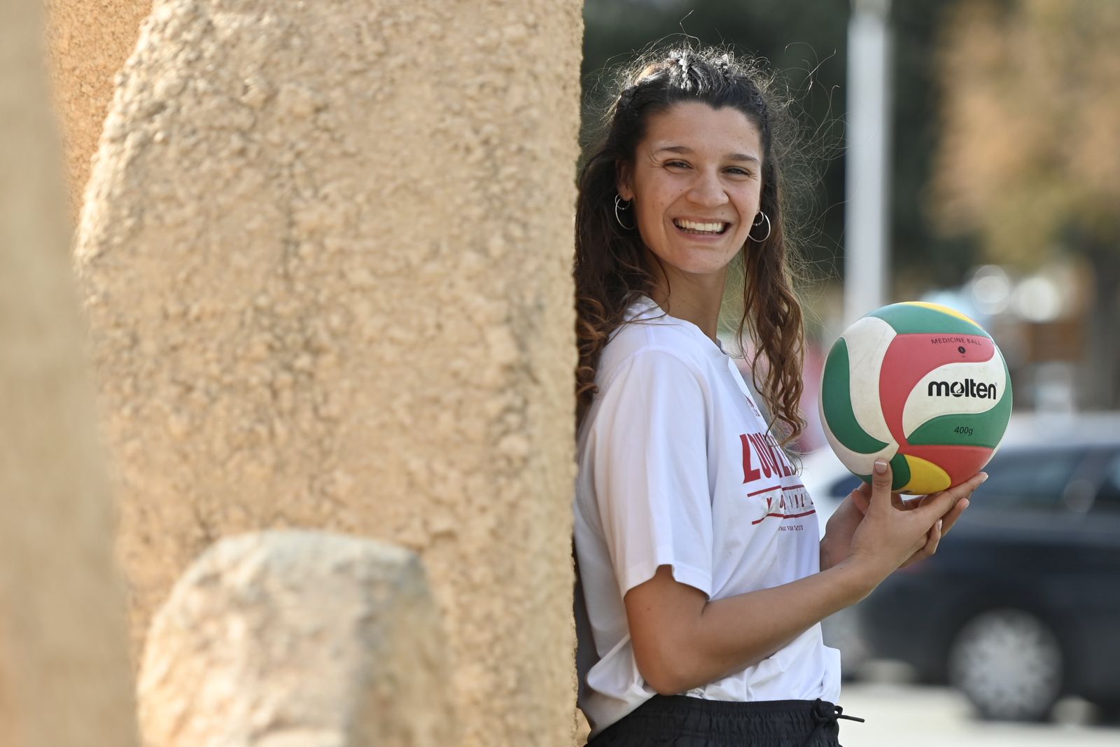 Raquel Lázaro, jugadora malagueña de voleibol