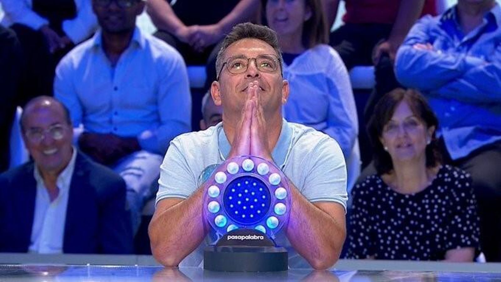 Luis de Lama, en la gran final de Pasapalabra. Luis de Lama, en la gran final de Pasapalabra.