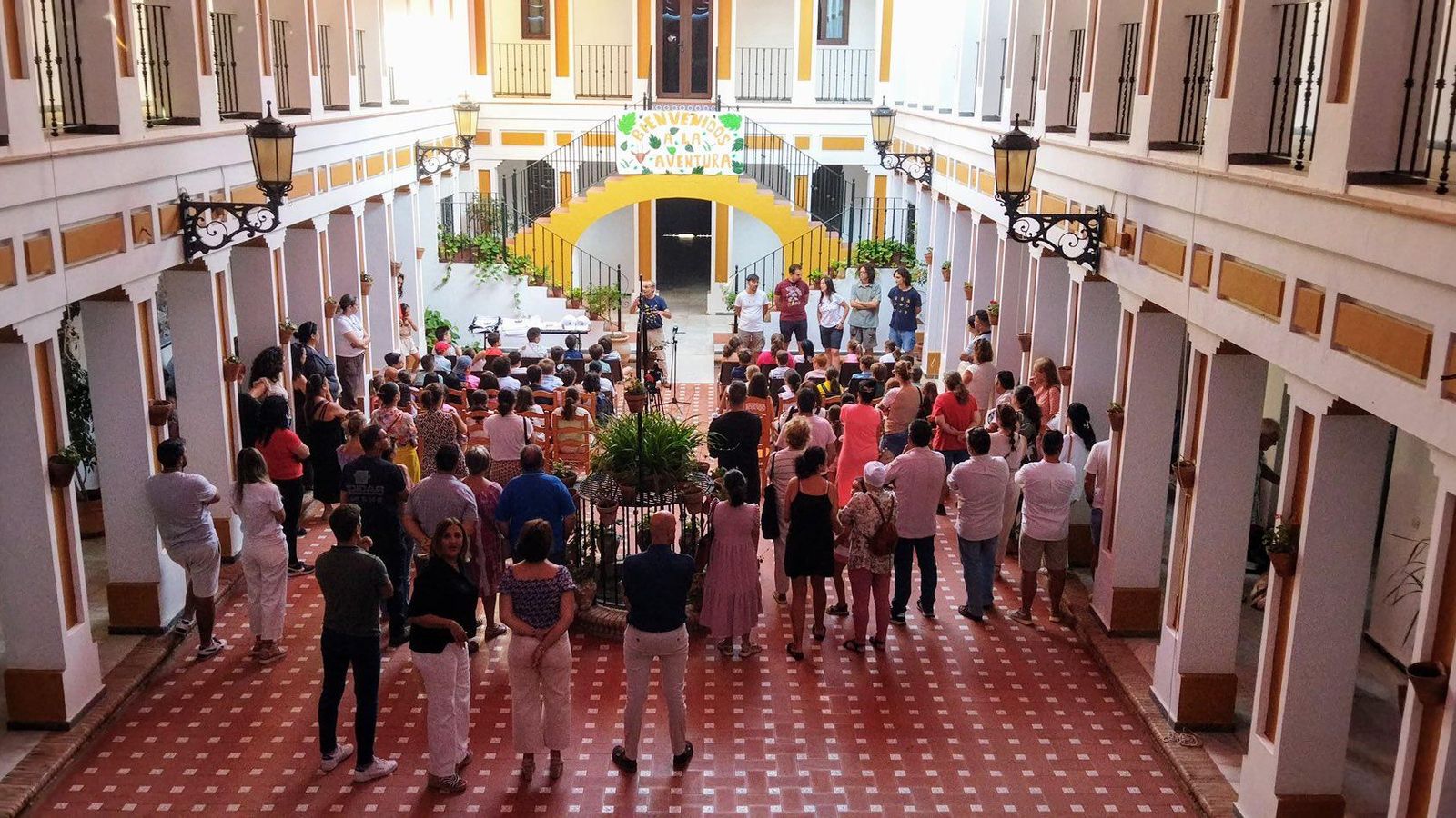 Una de las actividades de la escuela de verano de Almonte.