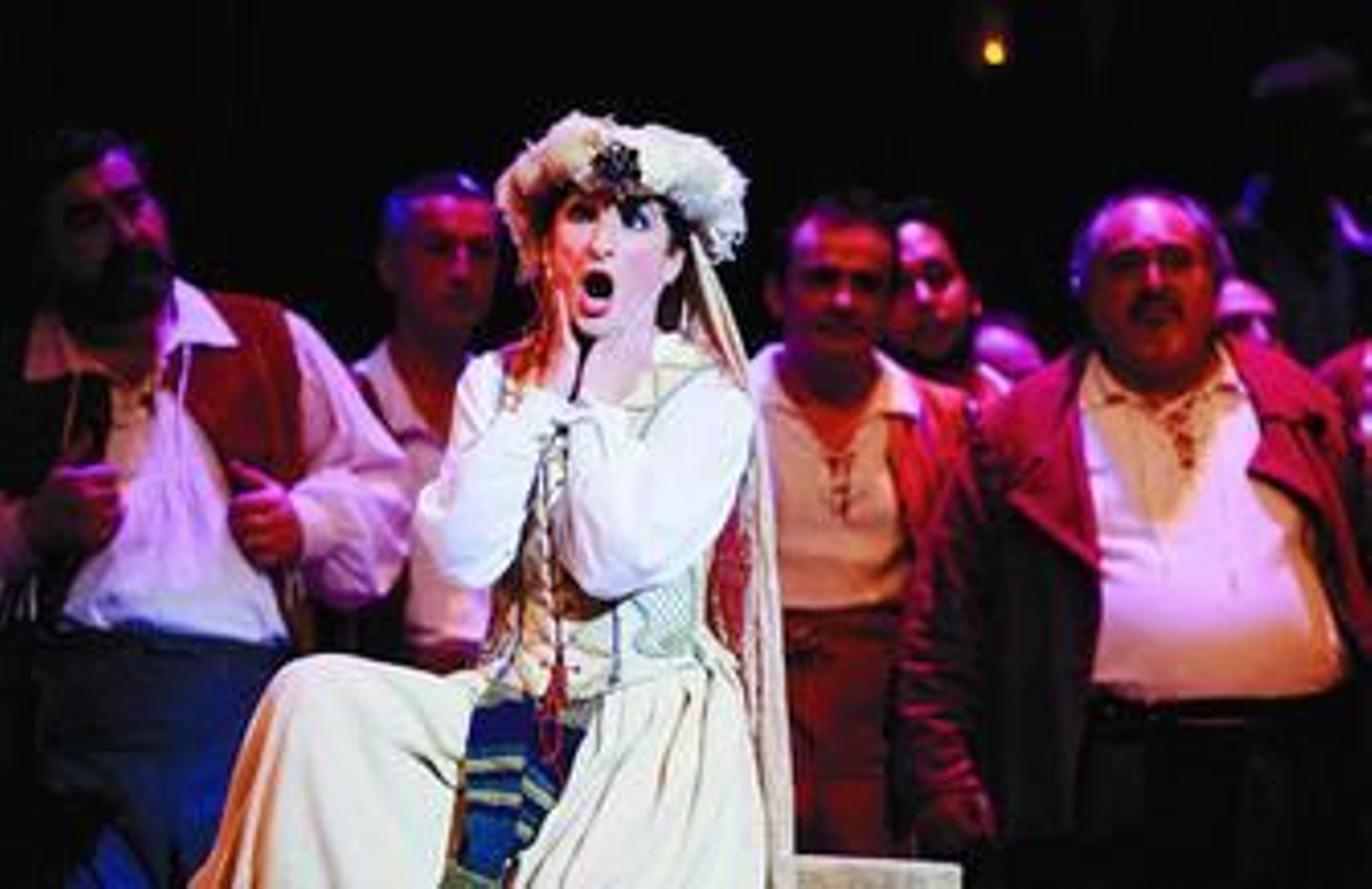 Un detalle del montaje.