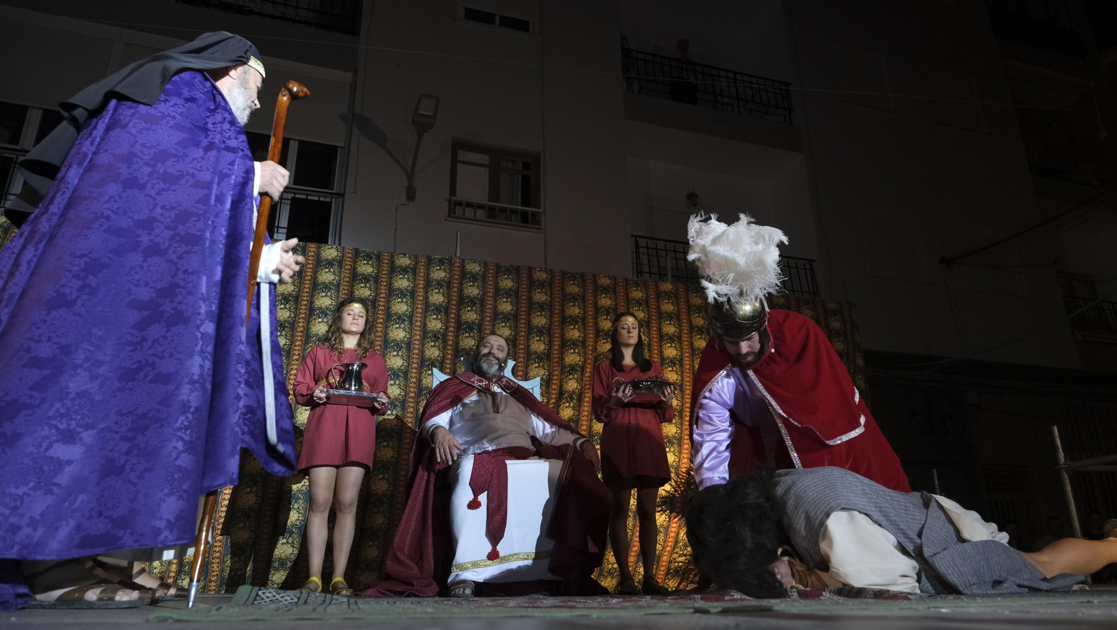 Imágenes de la Pasión Viviente en la Semana Santa de Gádor 2023