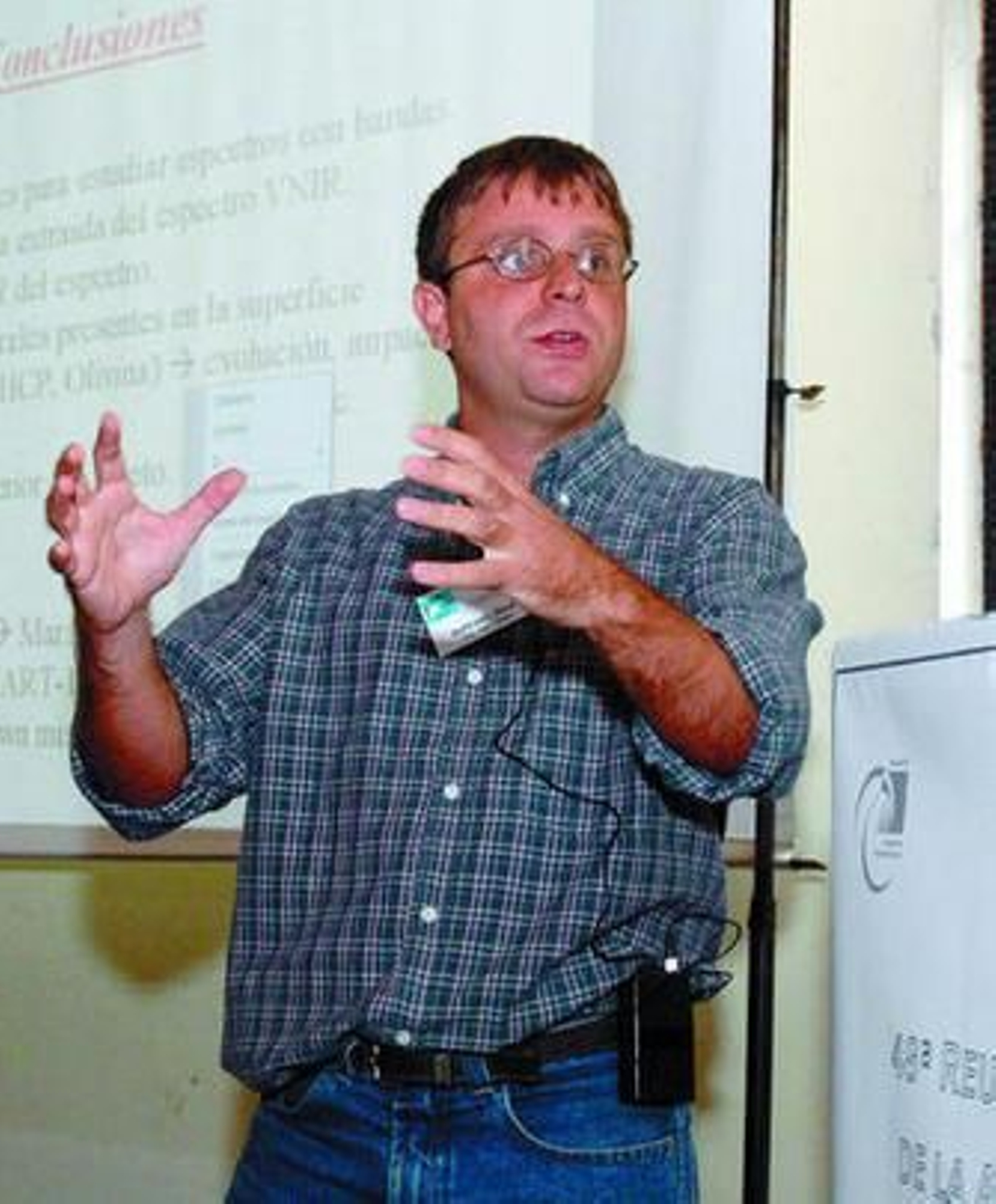 El científico René Duffard.