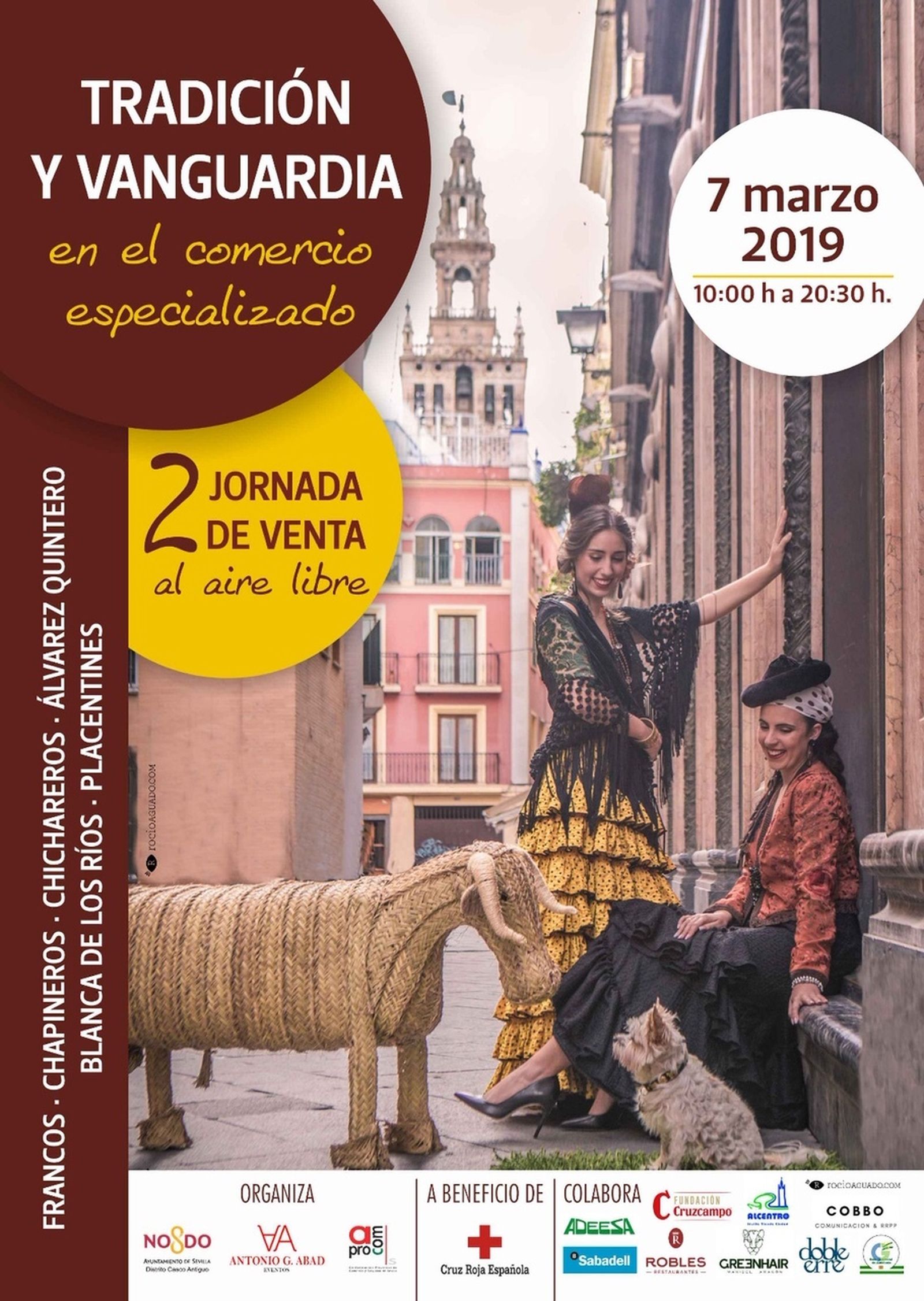Cartel de la II Jornada de Comercio Especializado en Sevilla, el próximo 7 de marzo