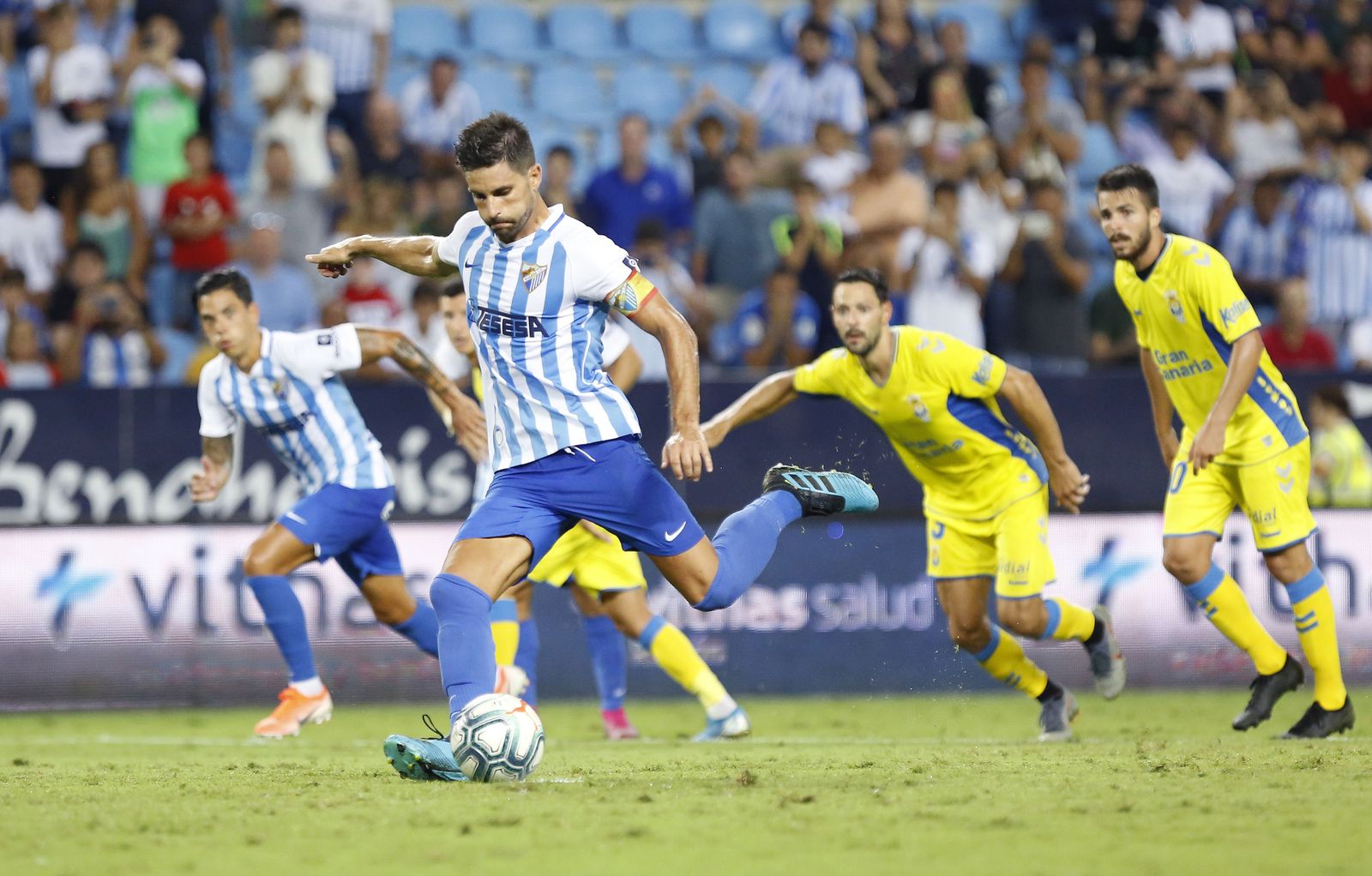 El Málaga CF-Las Palmas, en fotos