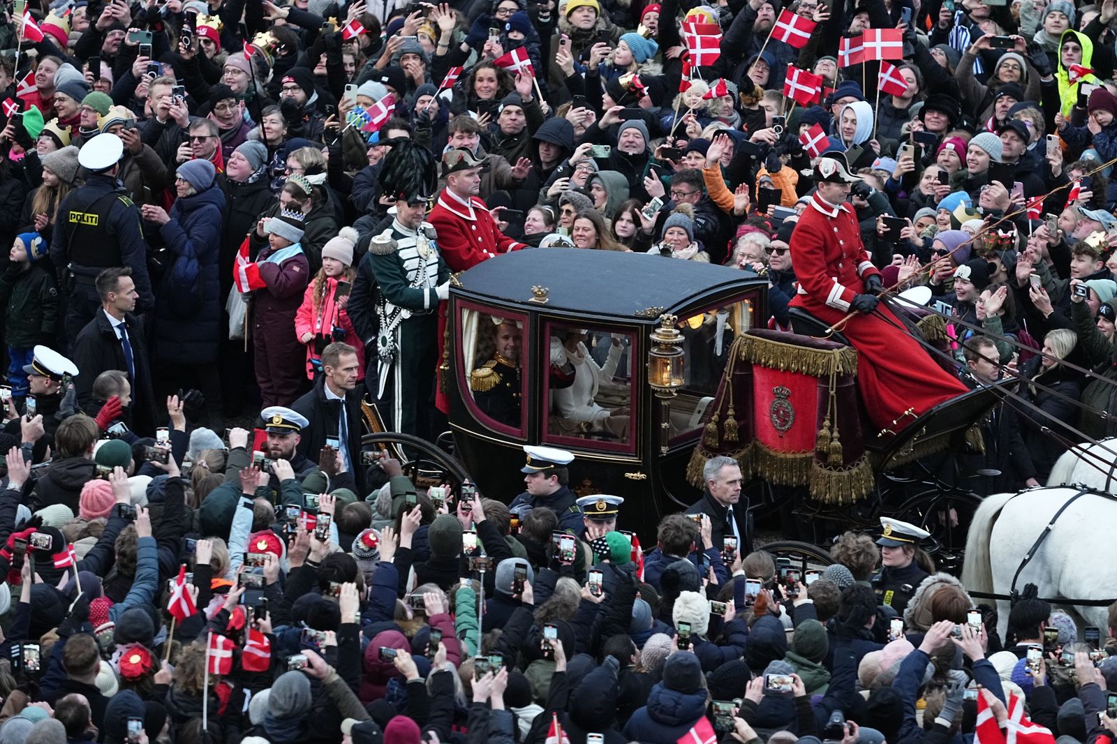 Las fotos de la coronación del rey Federico X de Dinamarca