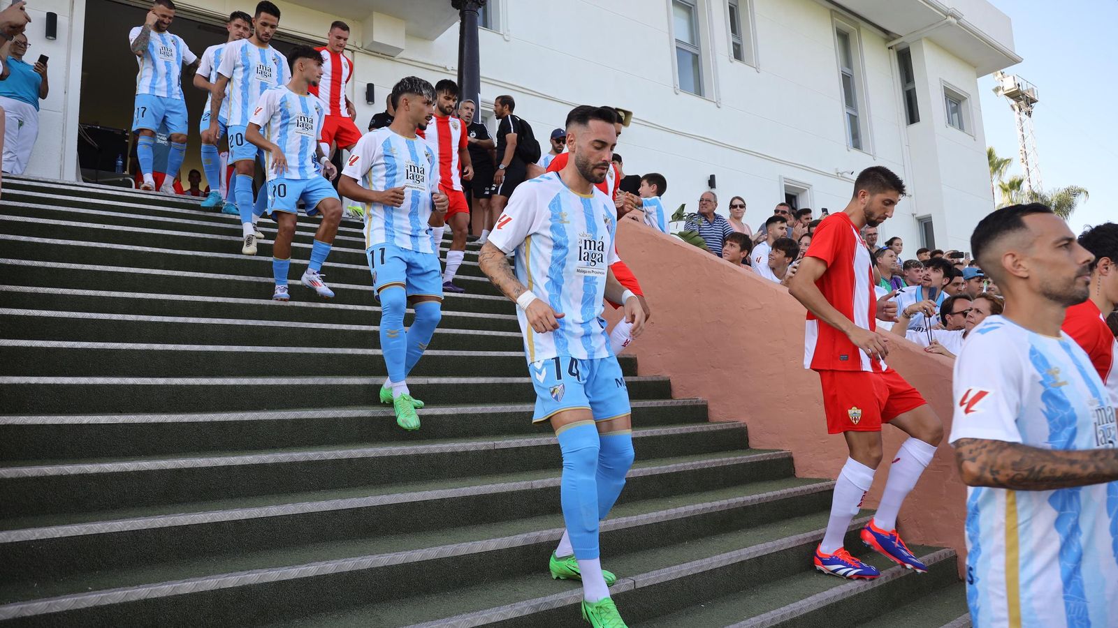 El Málaga CF - Almería de pretemporada, en fotos