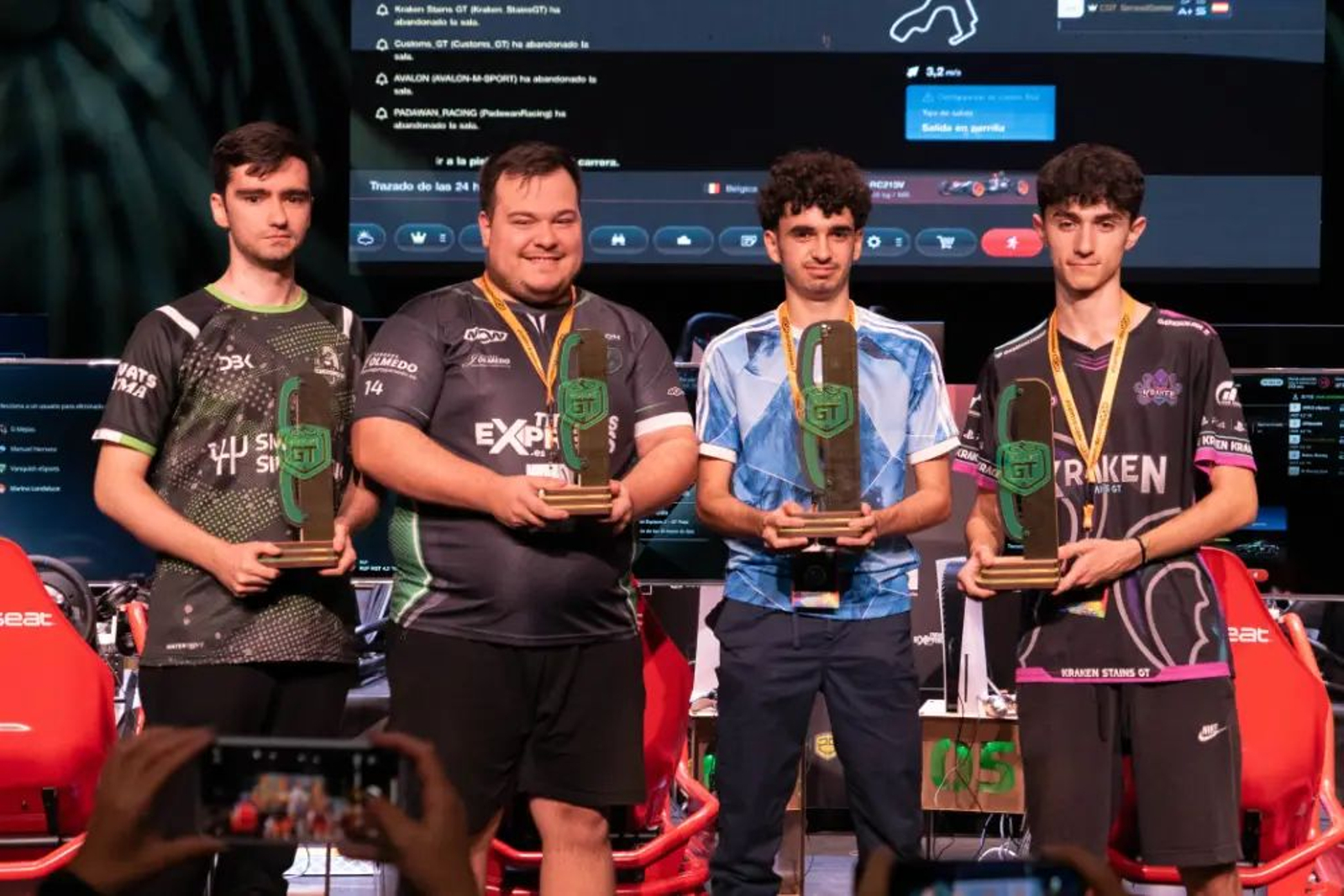 Campeones individuales de la edición del año pasado.