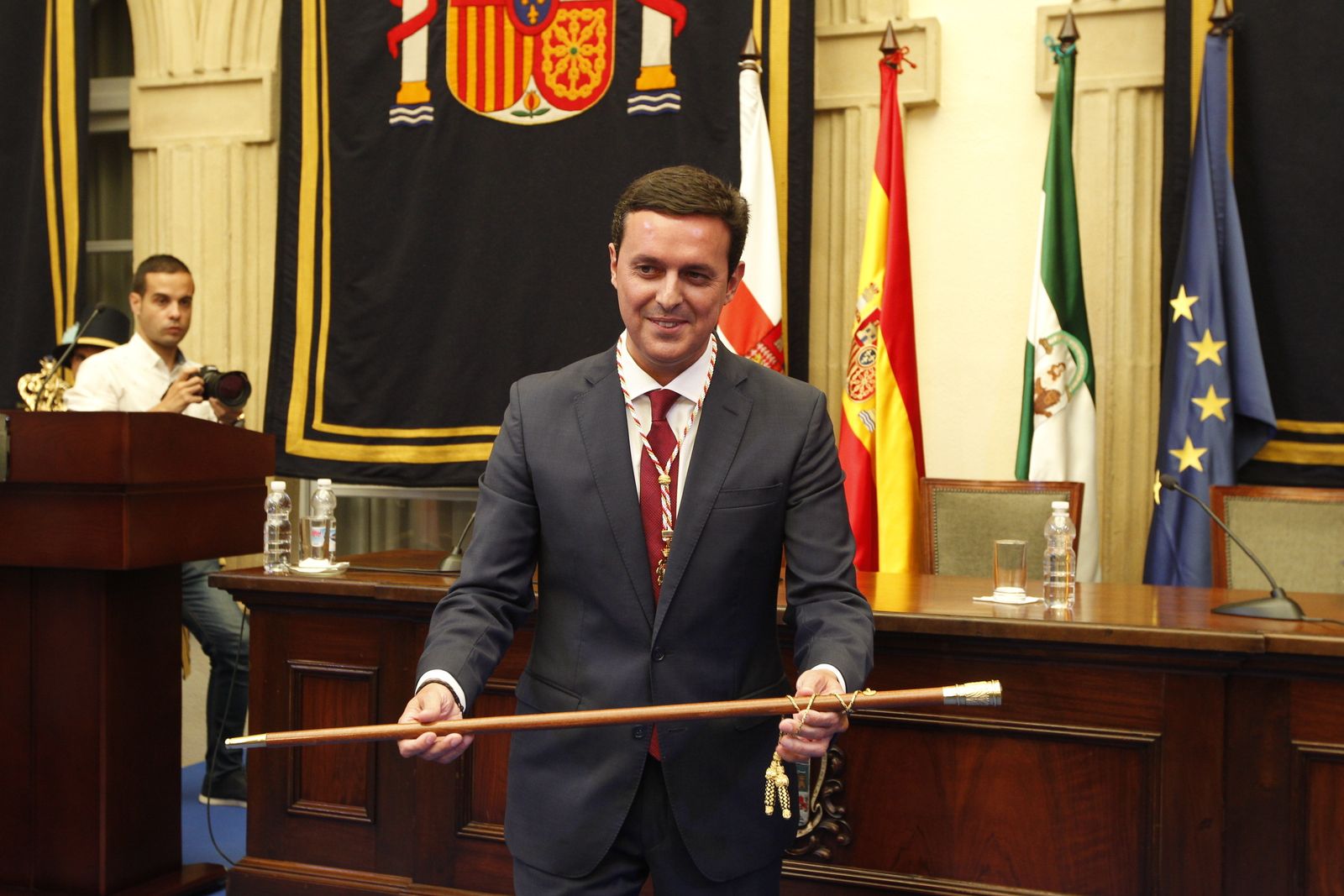 Pleno investidura Presidente Diputación de Almería. Javier Aureliano García