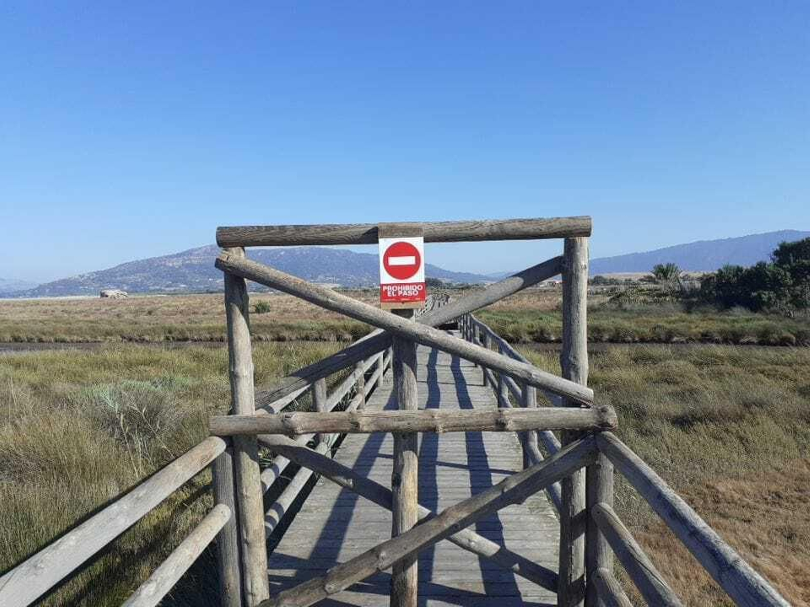 La pasarela de los Lances que va a ser renovada.