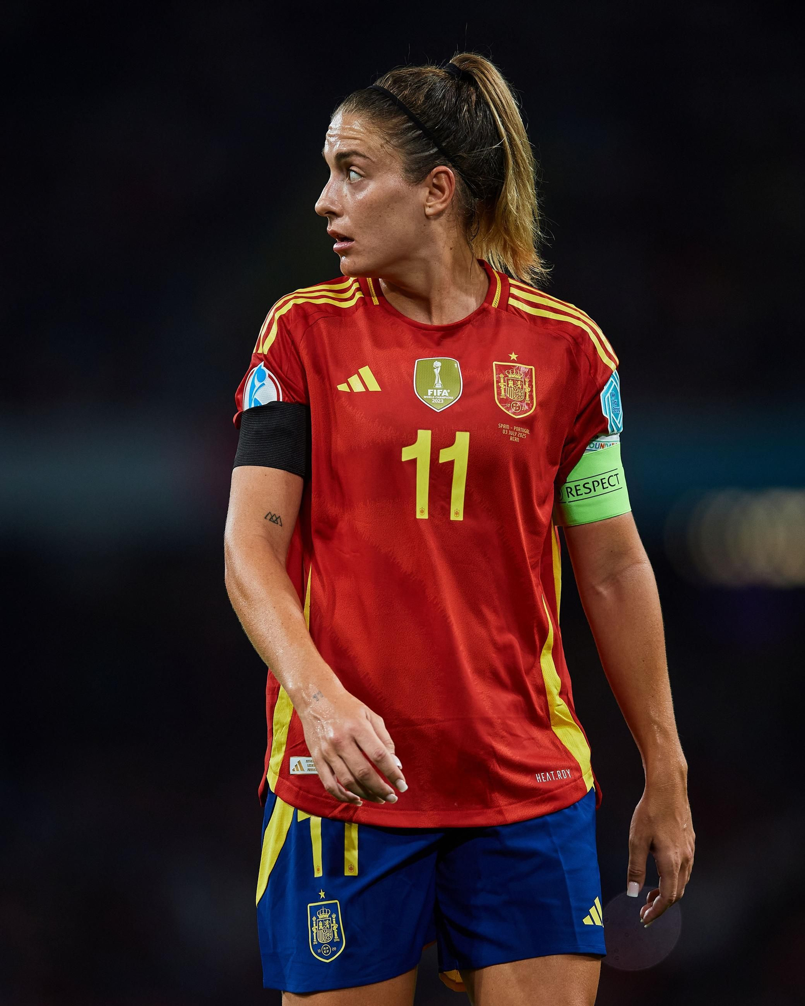 Las fotos del España - Portugal en la Eurocopa femenina