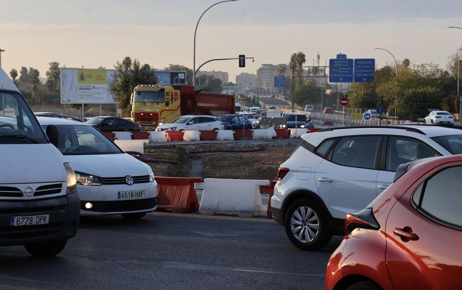 La rotonda infernal de la avenida de Jerez